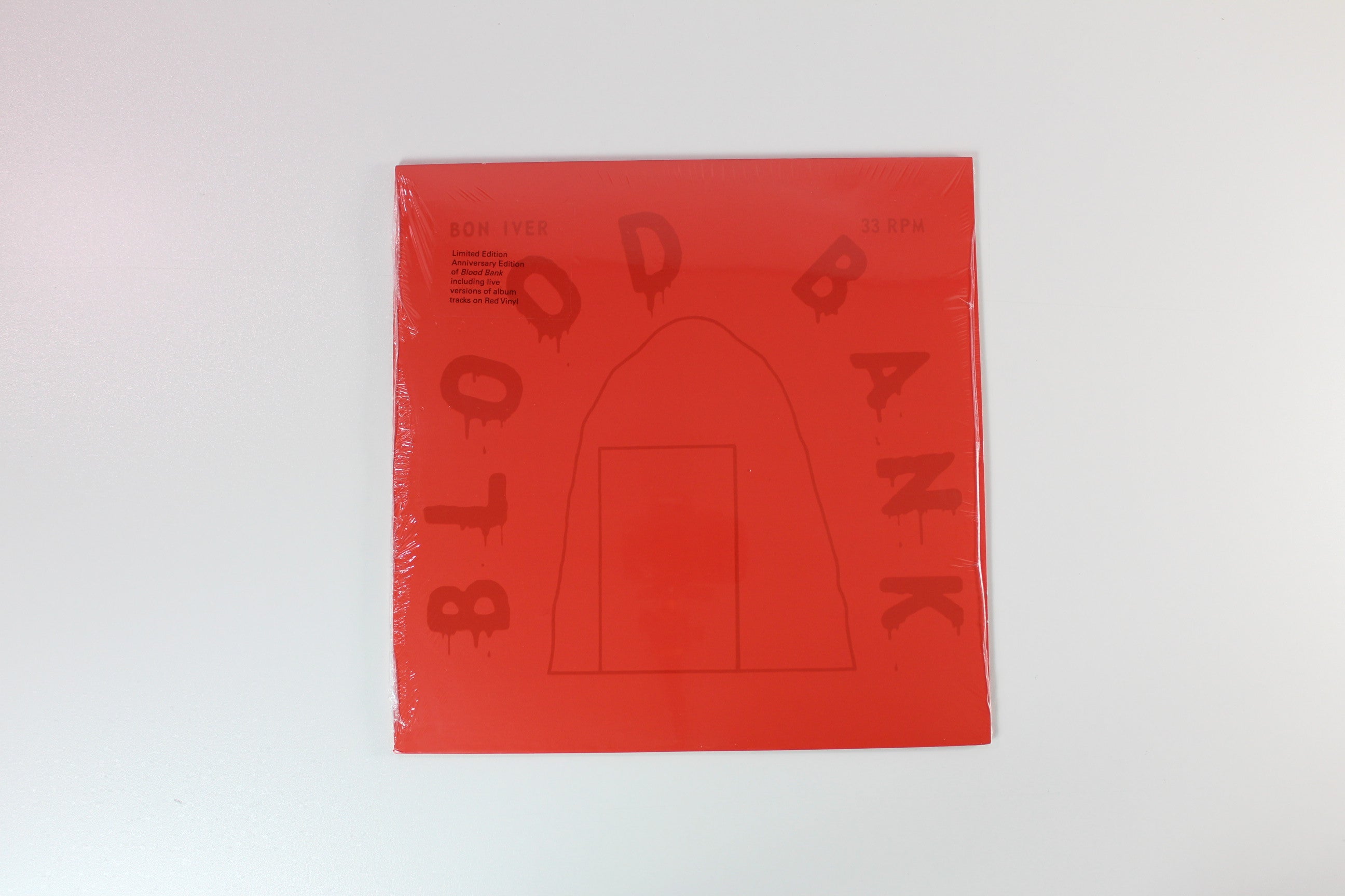 Bon Iver - Blood Bank on Jagjaguwar Ltd Red Transparent Reissue Sealed