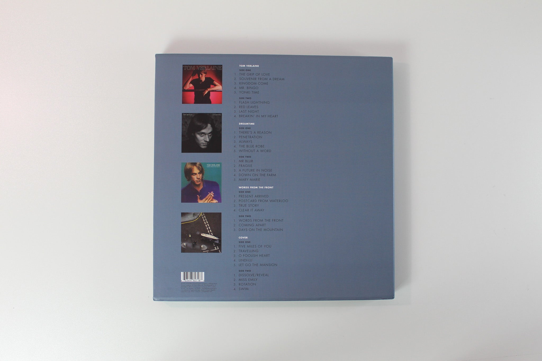 Tom Verlaine - Souvenir From A Dream: The Tom Verlaine Albums (1979-1984) on Rhino Records Clear Vinyl Box Set Reissue