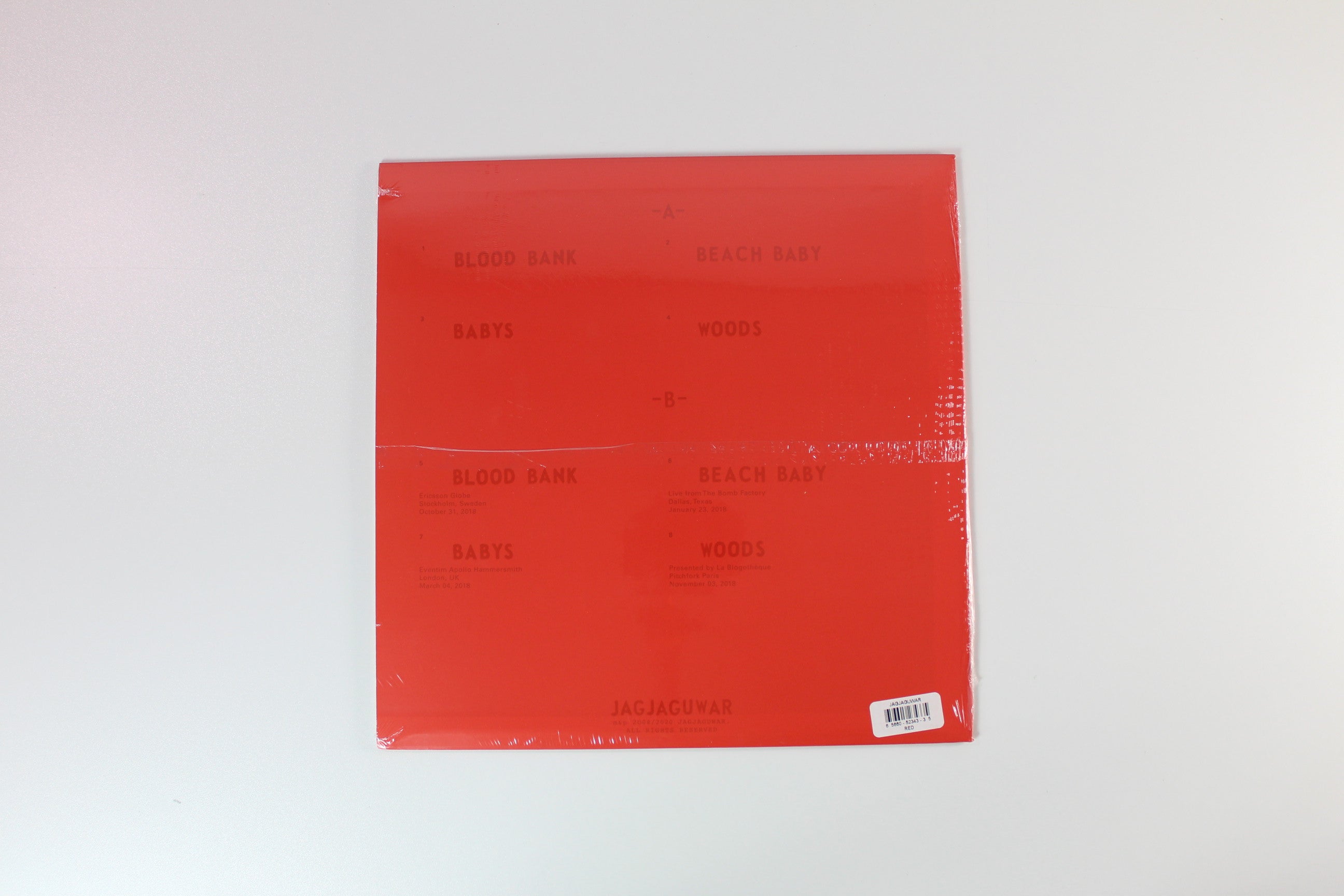 Bon Iver - Blood Bank on Jagjaguwar Ltd Red Transparent Reissue Sealed