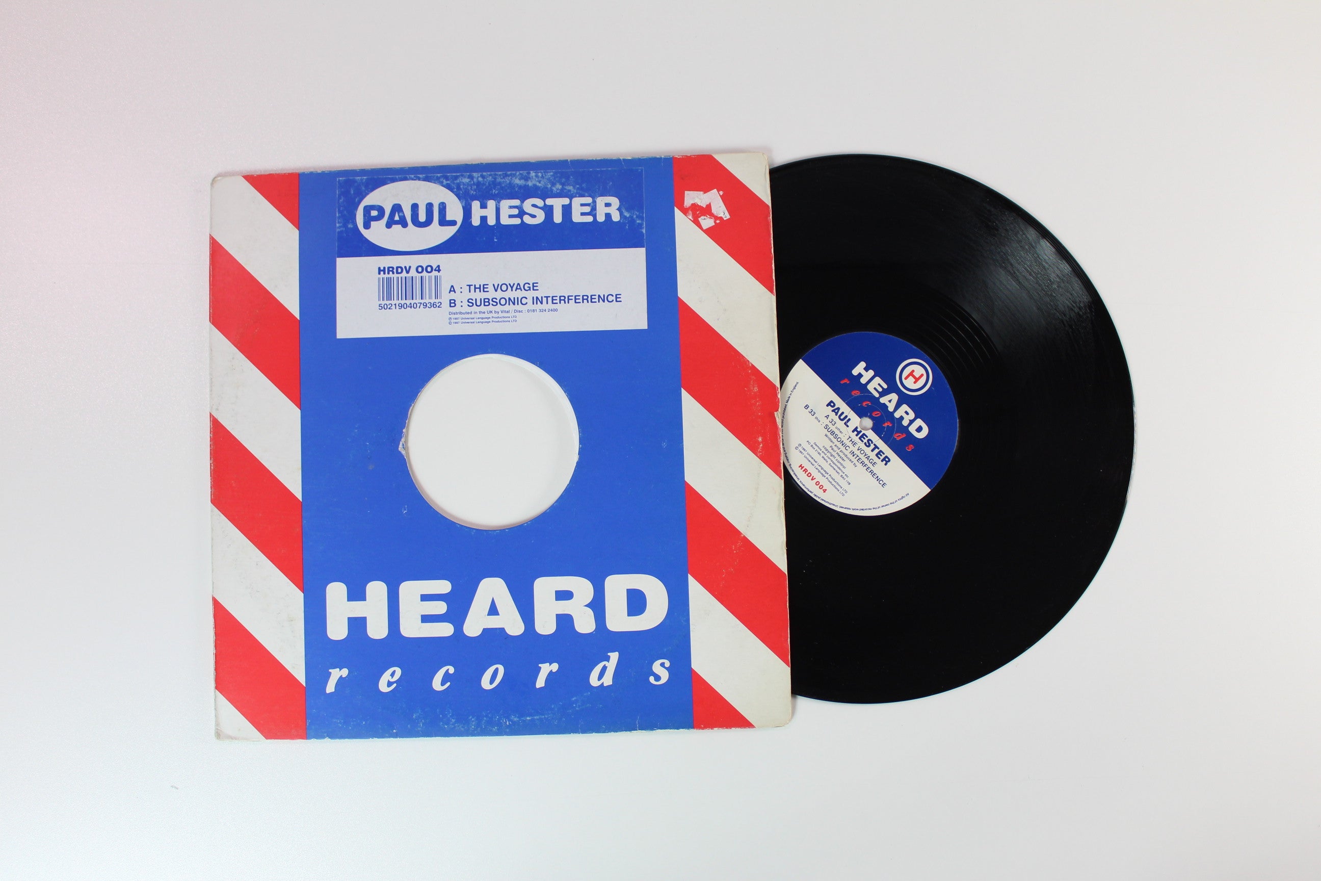 Paul Hester - The Voyage on Heard Records 12" Single