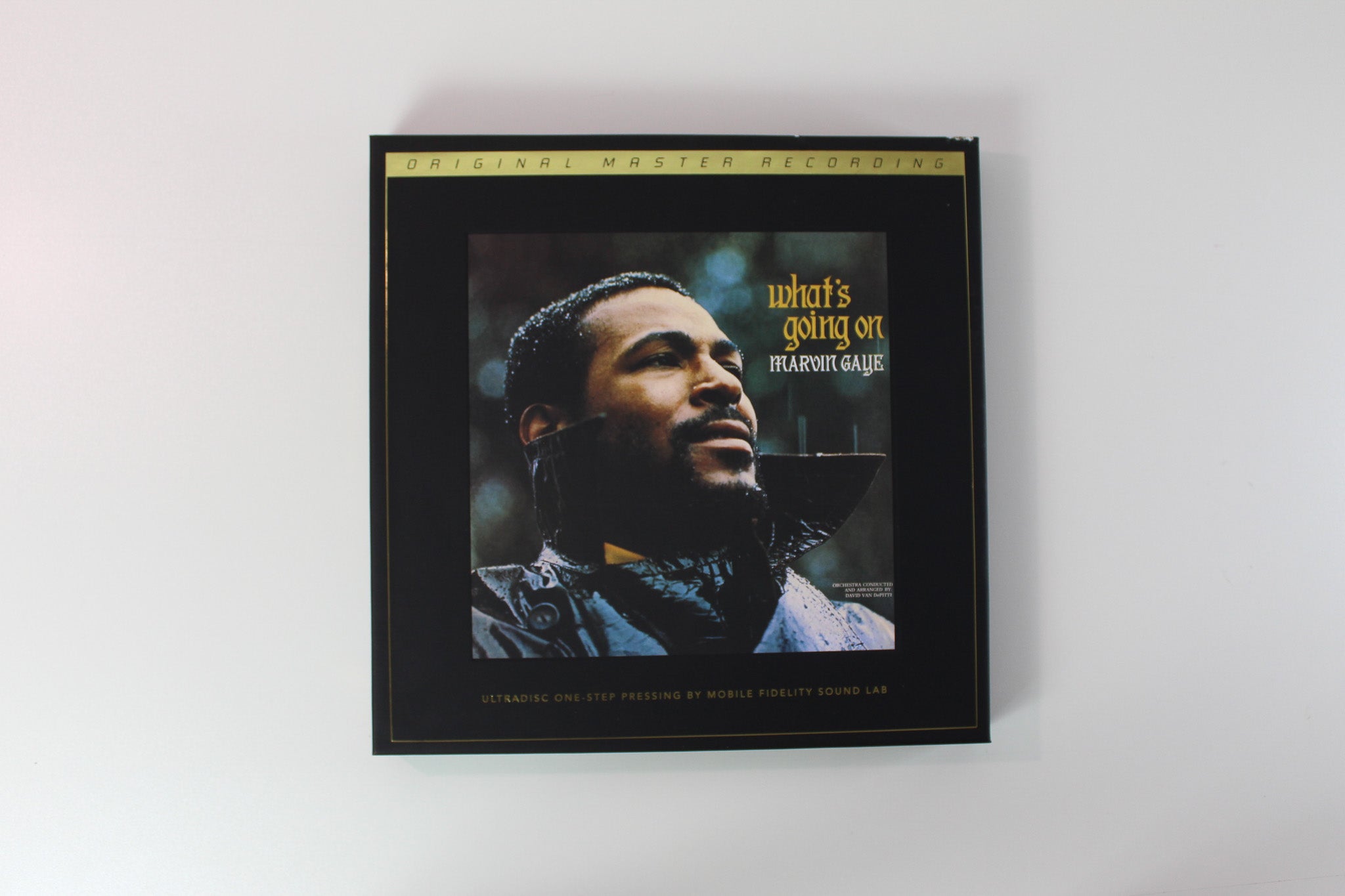 Marvin Gaye - What's Going On on Mobile Fidelity Sound Lab One Step 2 X 12 45 RPM Ltd Numbered Reissue