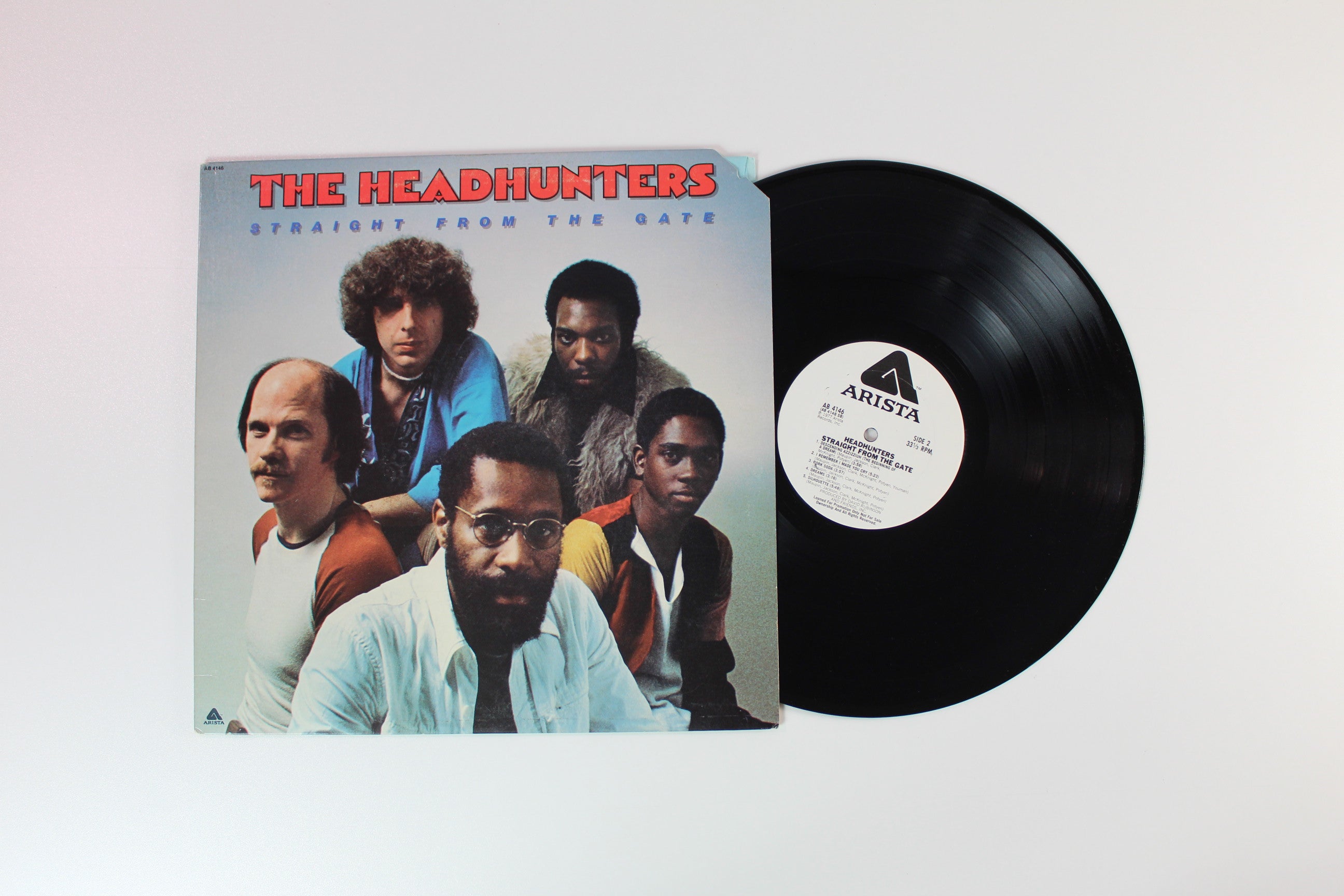 The Headhunters - Straight From The Gate on Arista Promo