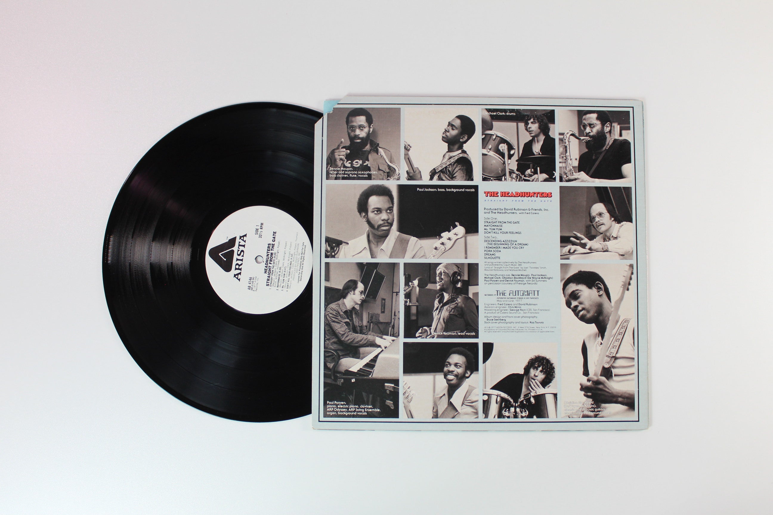 The Headhunters - Straight From The Gate on Arista Promo