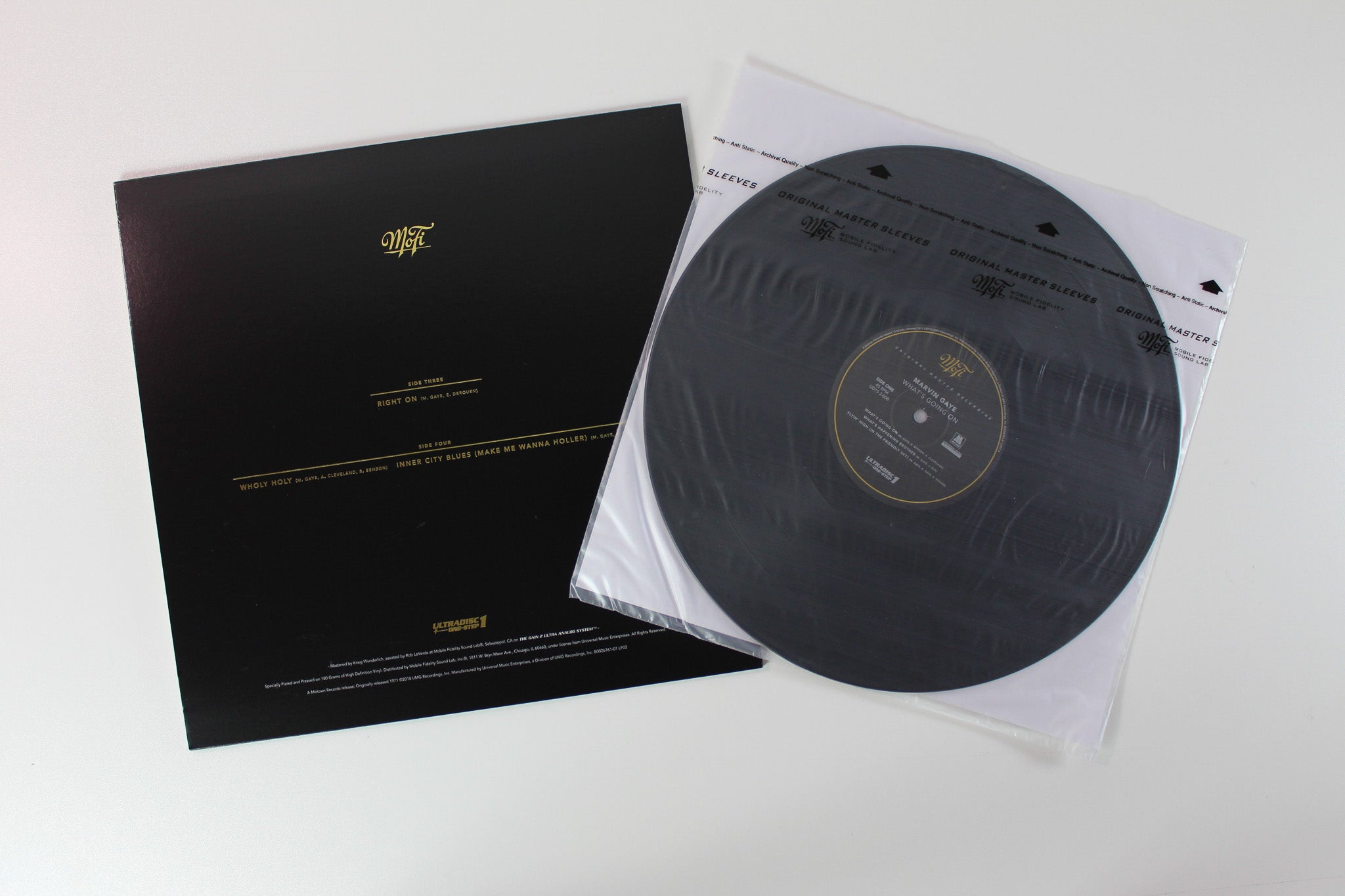 Marvin Gaye - What's Going On on Mobile Fidelity Sound Lab One Step 2 X 12 45 RPM Ltd Numbered Reissue