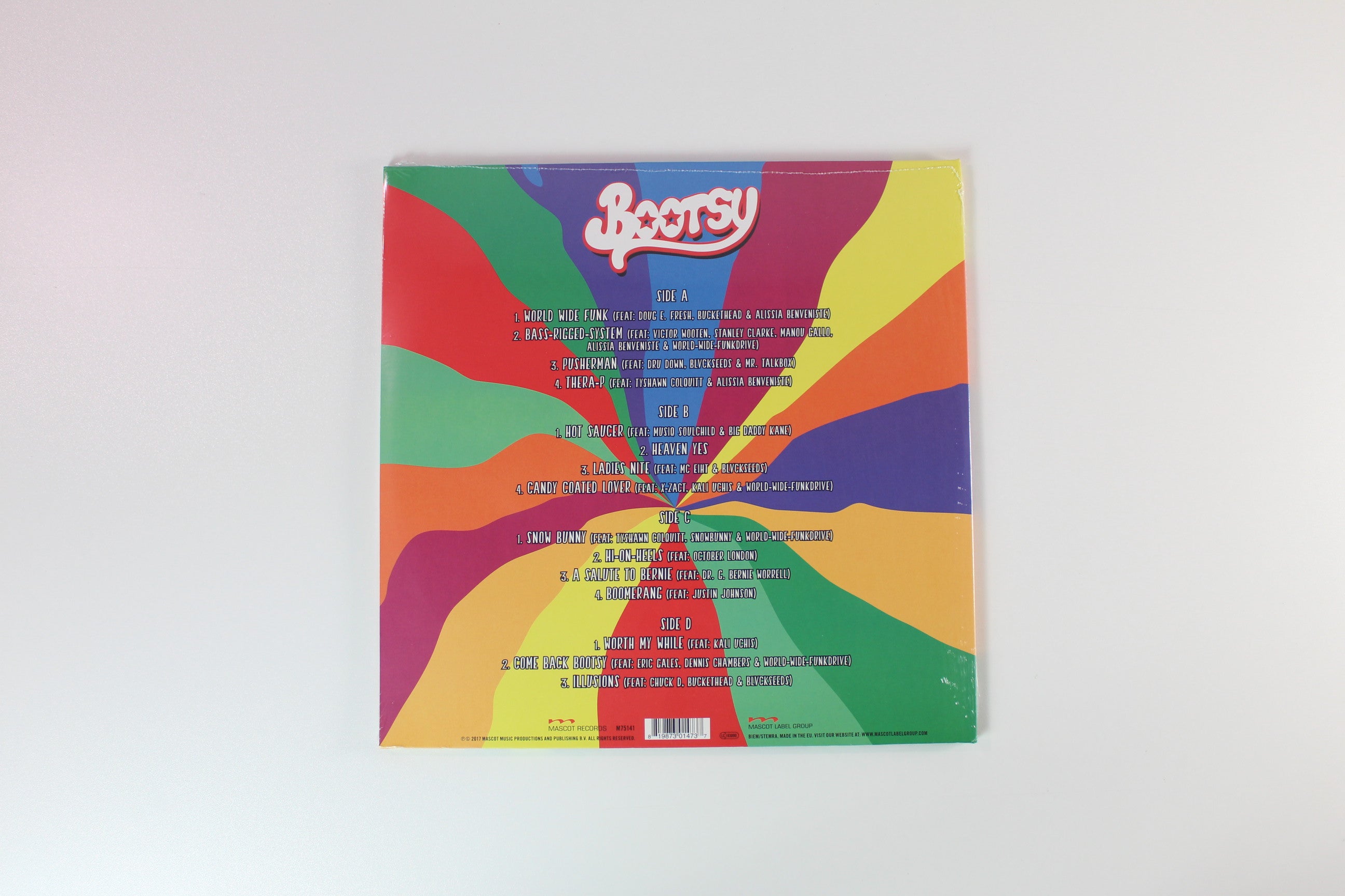 Bootsy Collins - World Wide Funk on Mascot Records Ltd Splatter Vinyl Sealed