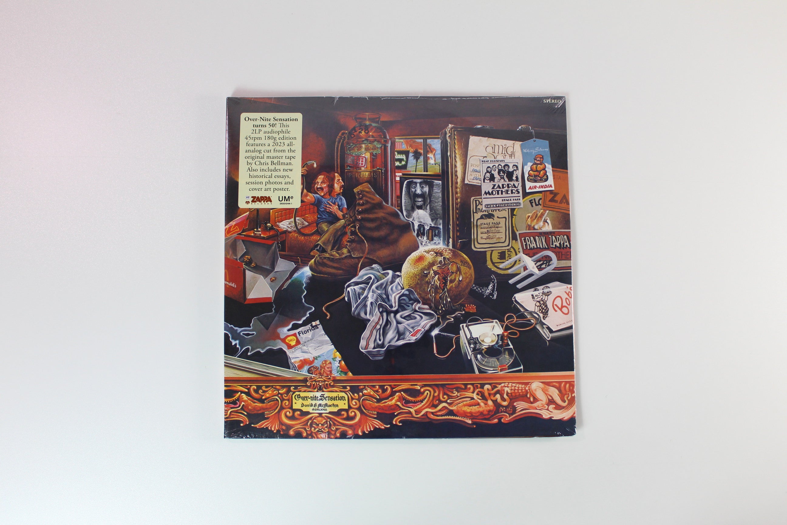 Frank Zappa - Over-Nite Sensation on Zapp Records Reissue Sealed