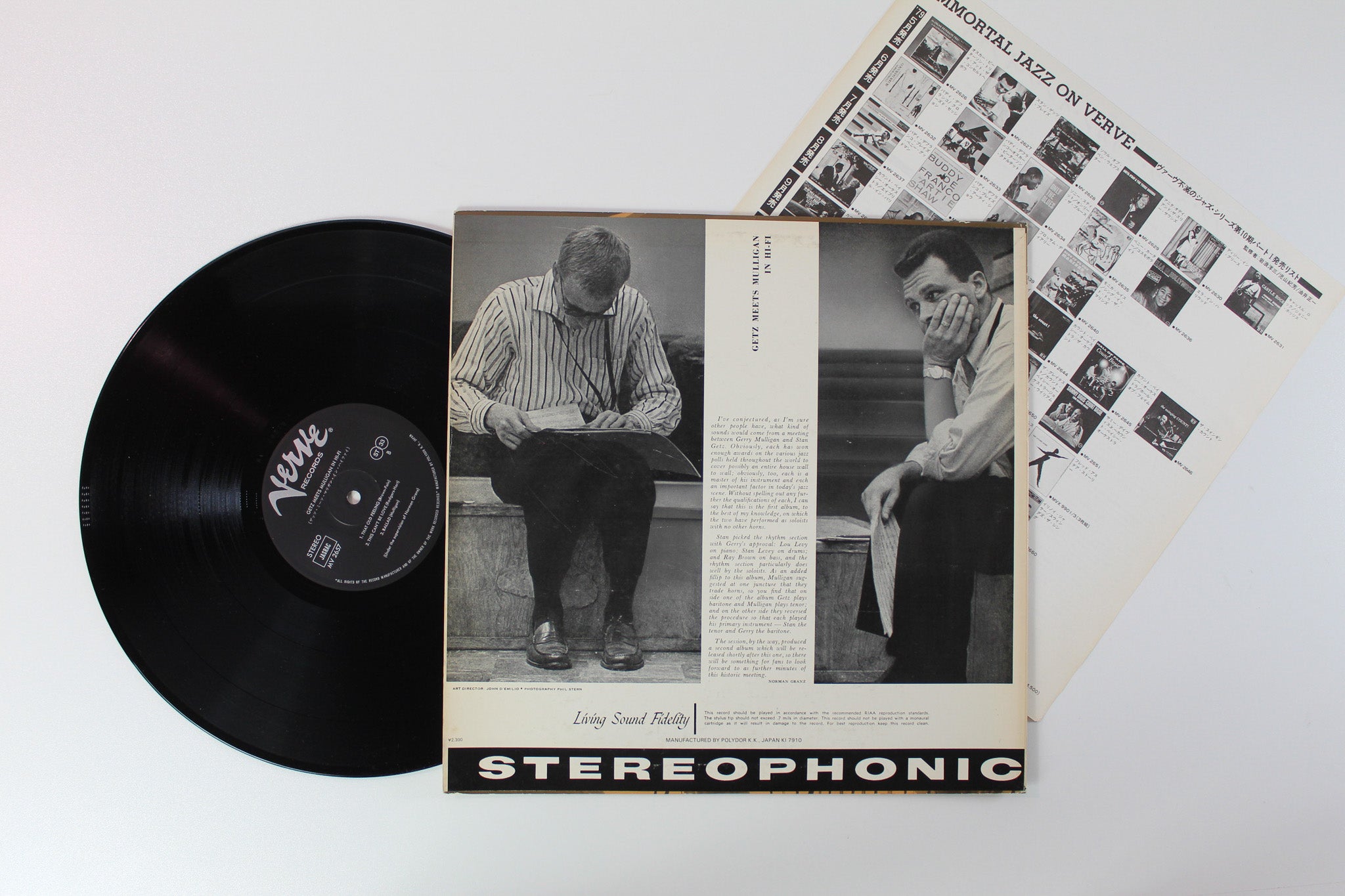 Stan Getz - Getz Meets Mulligan in Hi-Fi on Verve Japanese Reissue