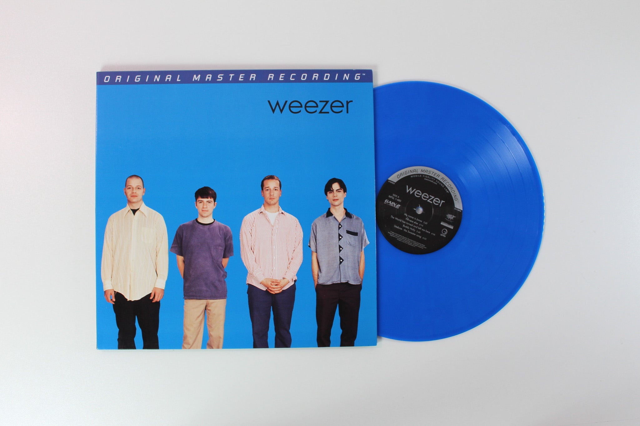 Weezer - Weezer on Mobile Fidelity Sound Lab Ltd Numbered Solid Blue Vinyl Reissue