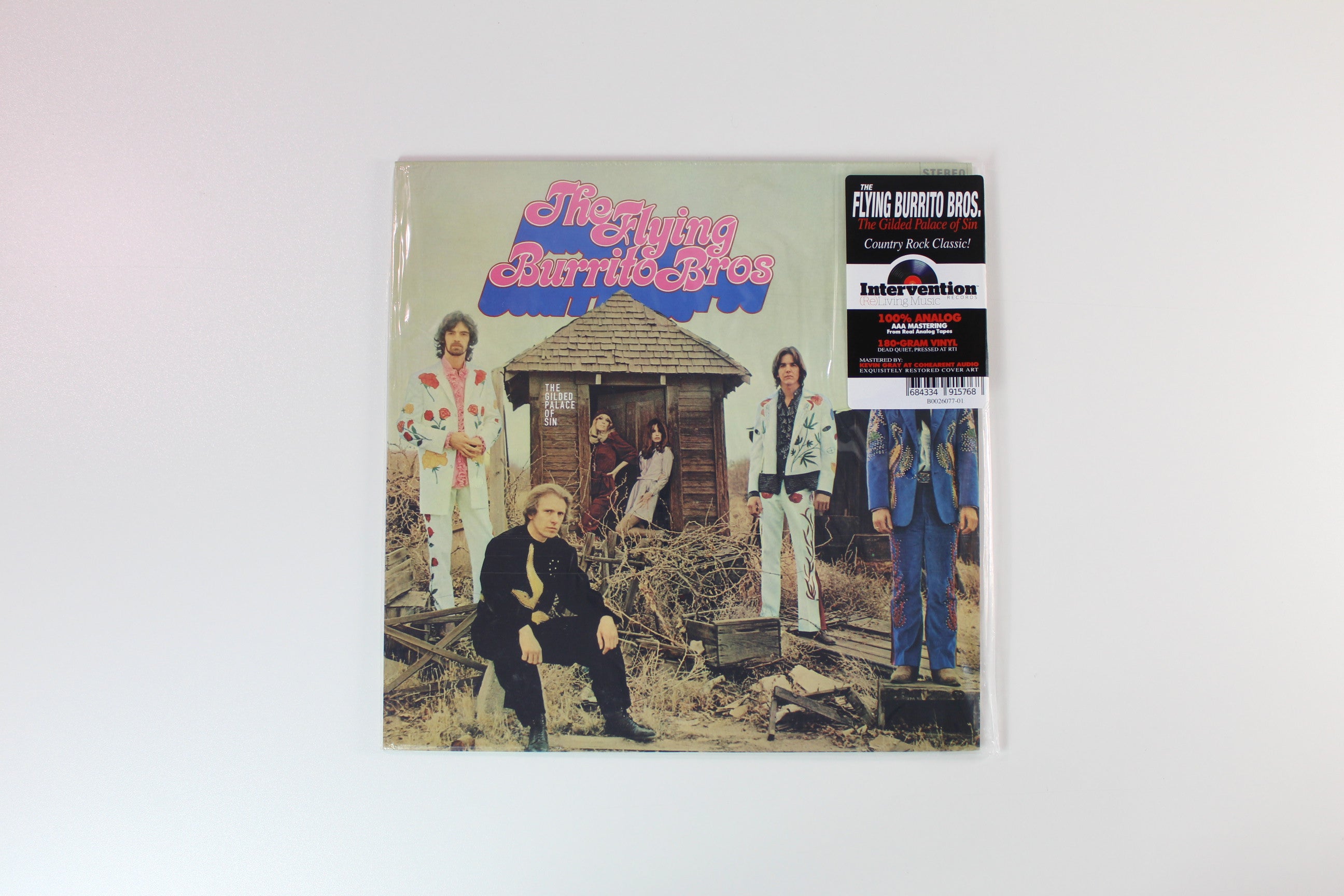 The Flying Burrito Bros - The Gilded Palace Of Sin on A&M Intervention Records 180 Gram Reissue