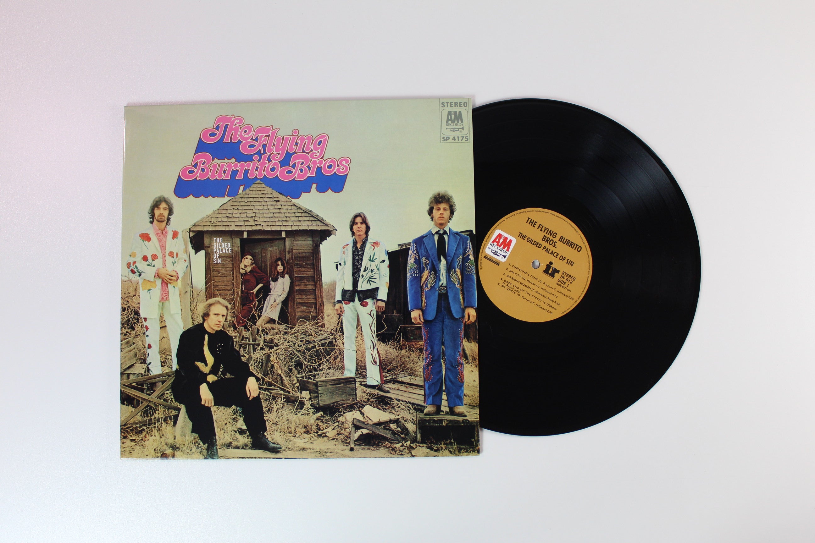 The Flying Burrito Bros - The Gilded Palace Of Sin on A&M Intervention Records 180 Gram Reissue