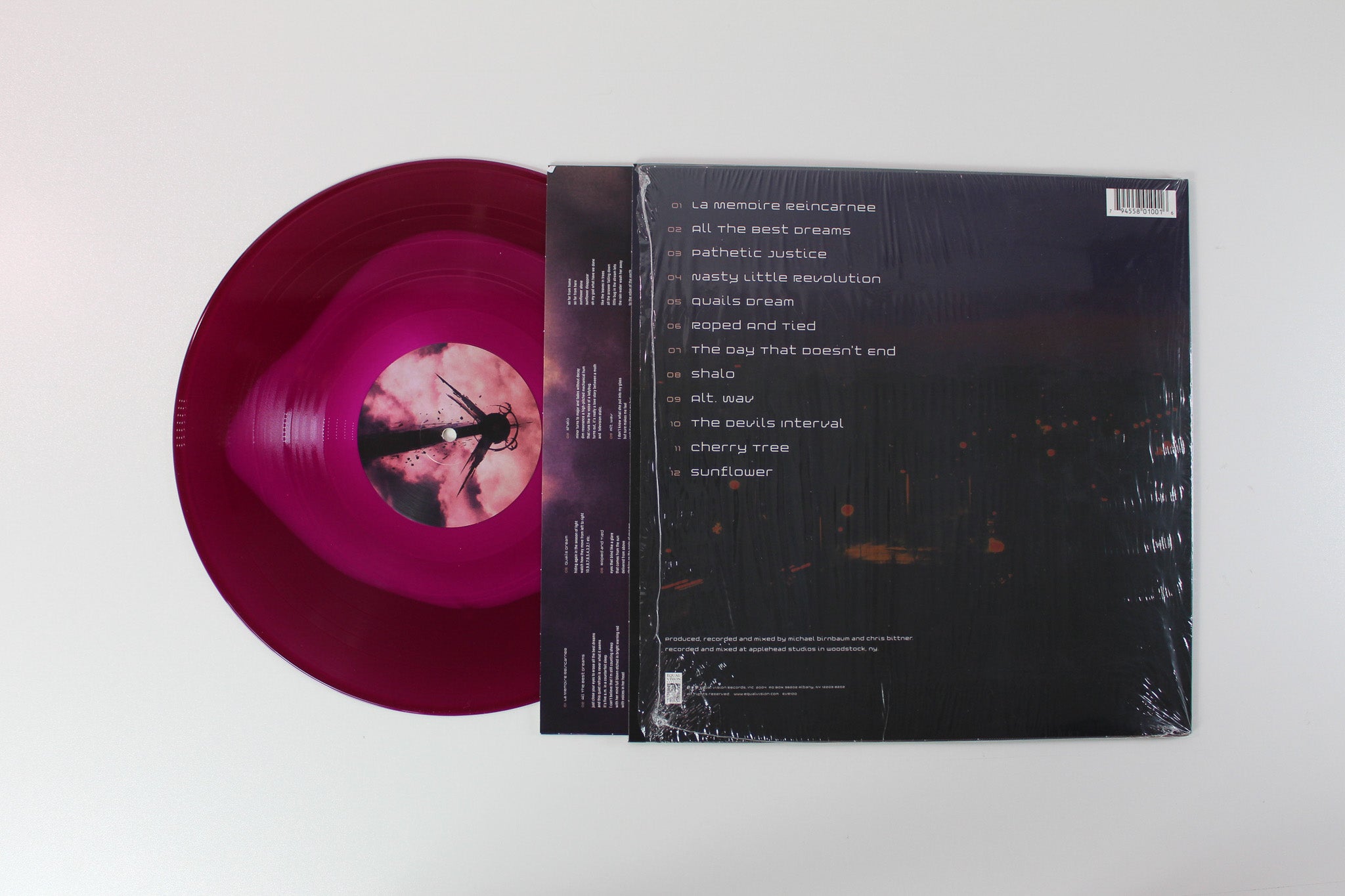 Codeseven - Dancing Echoes / Dead Sounds on Equal Vision White In Purple Color-In-Color Vinyl