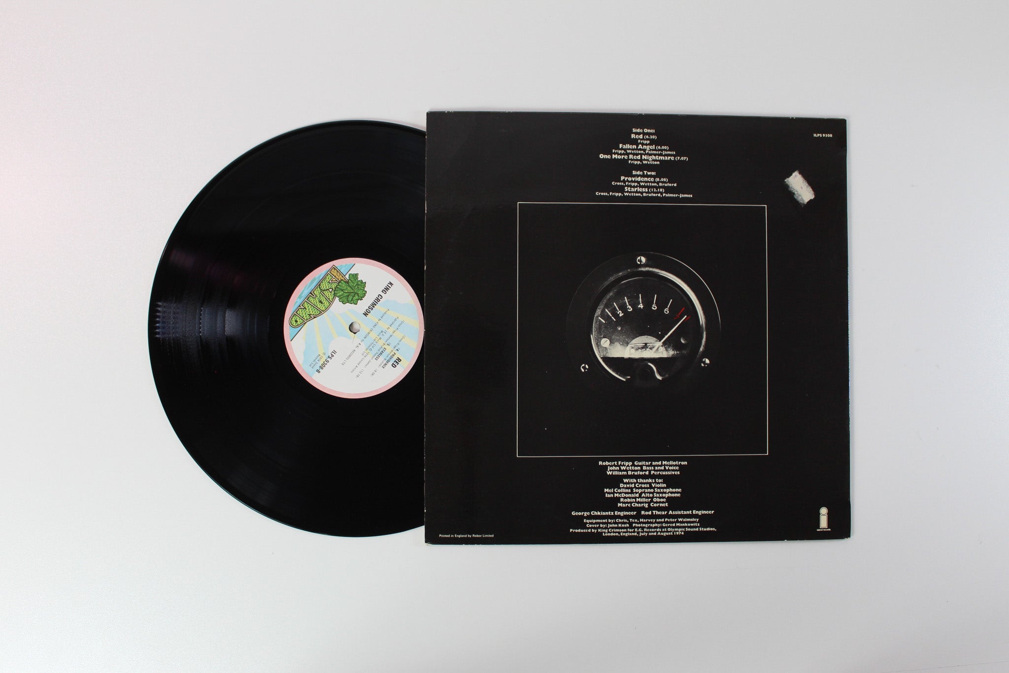 King Crimson - Red on Island UK Pressing