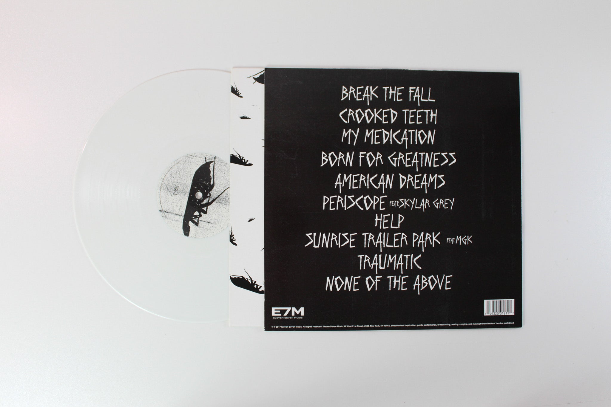 Papa Roach - Crooked Teeth on Eleven Seven White Vinyl