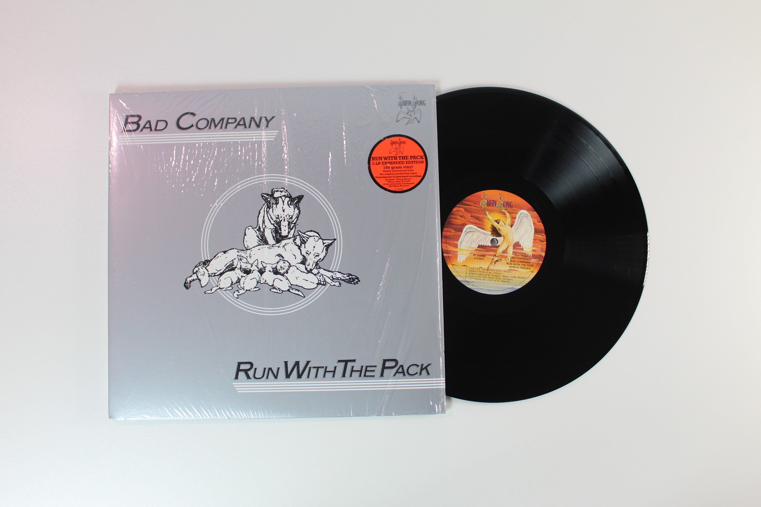 Bad Company - Run With The Pack on Swan Song Deluxe Edition 180 Gram Reissue