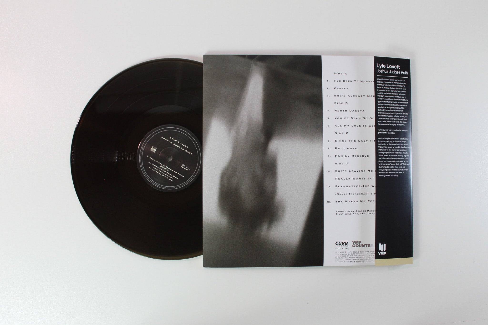 Lyle Lovett - Joshua Judges Ruth on Curb Vinyl Me Please 45 RPM Black Ice Vinyl Reissue