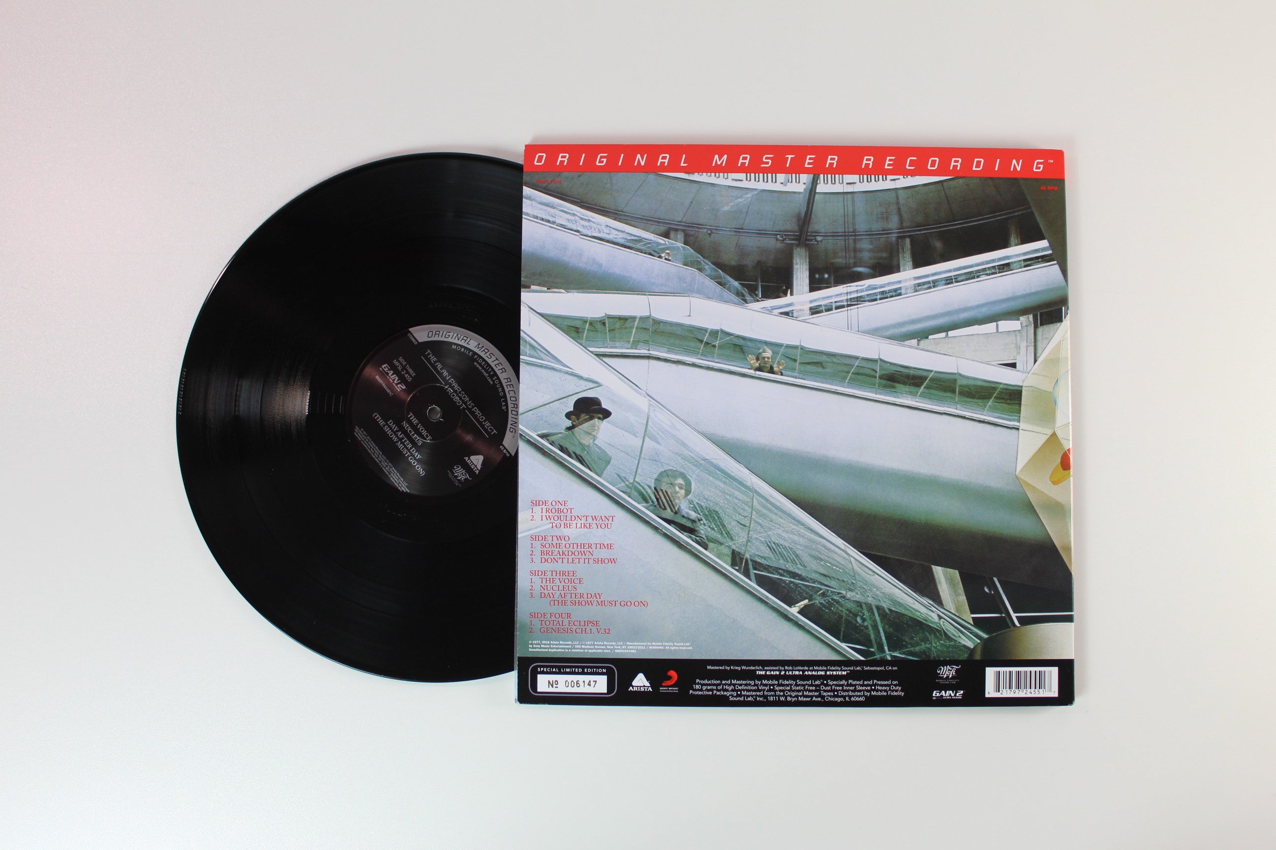 The Alan Parsons Project - I Robot on Mobile Fidelity Sound Lab Ltd Numbered 45 RPM 180 Gram Reissue
