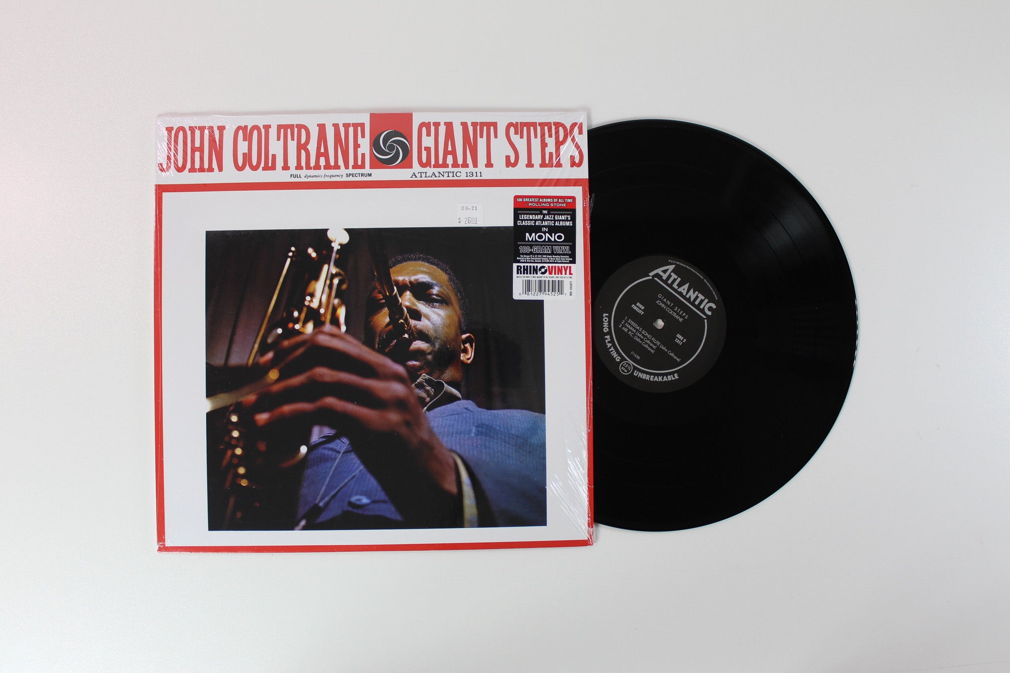 John Coltrane - Giant Steps on Atlantic Rhino 180 Gram Mono Reissue