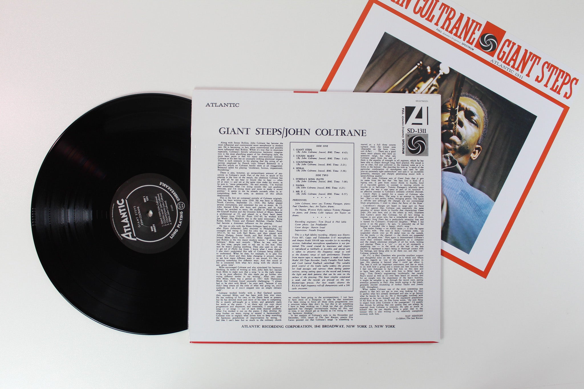 John Coltrane - Giant Steps on Atlantic Rhino 180 Gram Mono Reissue