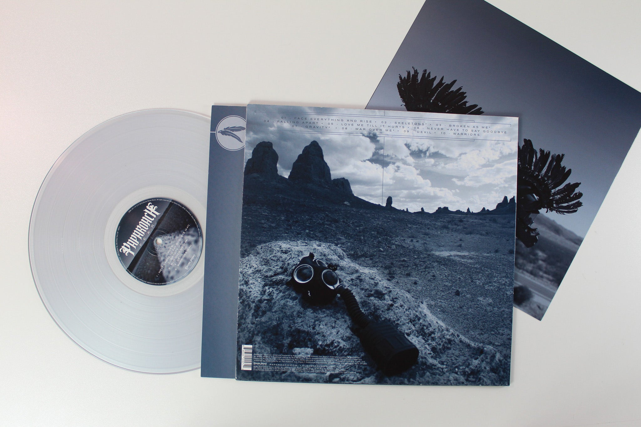 Papa Roach - F.E.A.R. on Eleven Seven Music Clear Vinyl