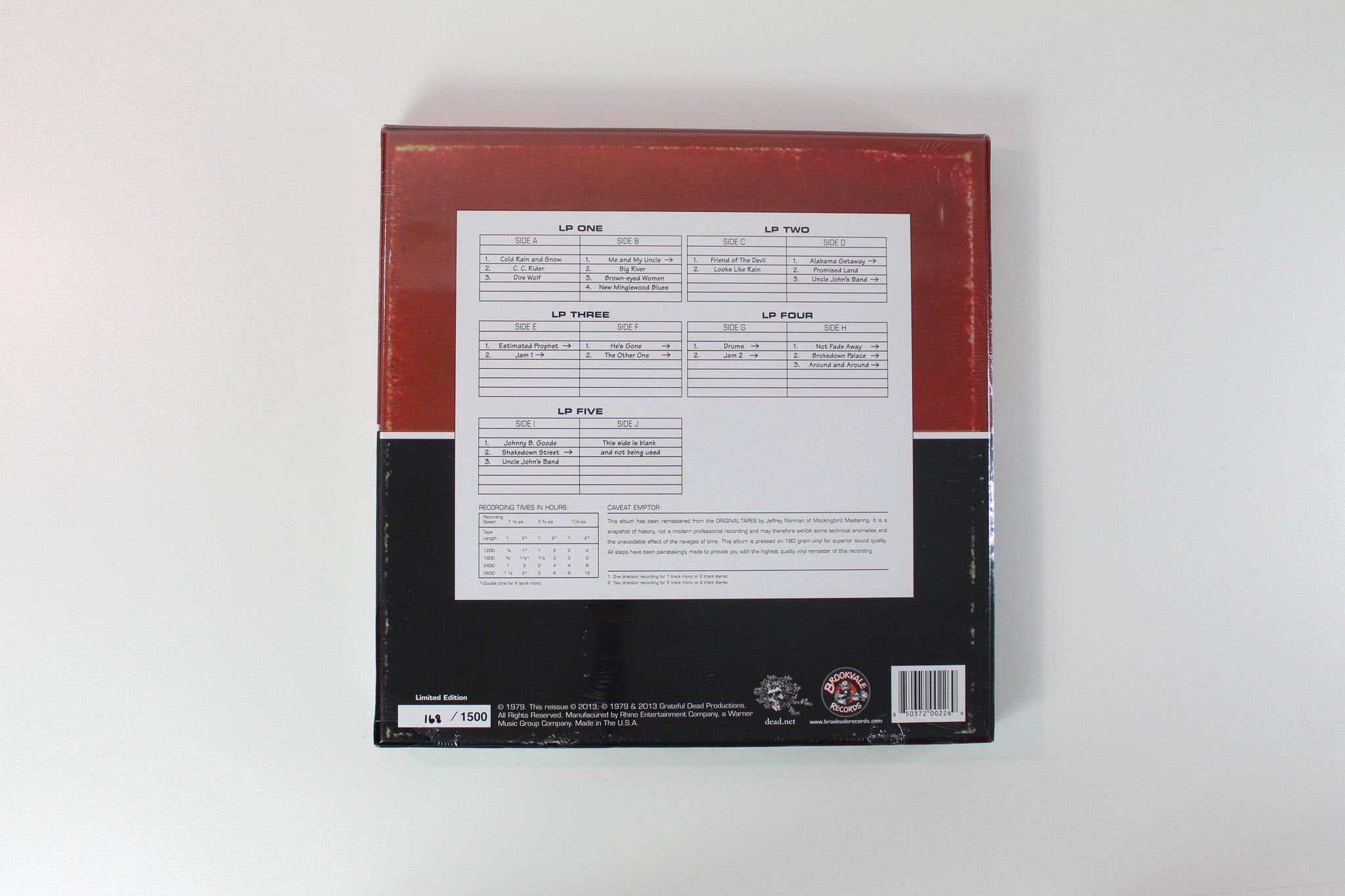 The Grateful Dead - Dick's Picks Volume Five: Oakland Auditorium Arena 12/26/1979 SEALED Ltd. Numbered Reissue on Brookvale Records