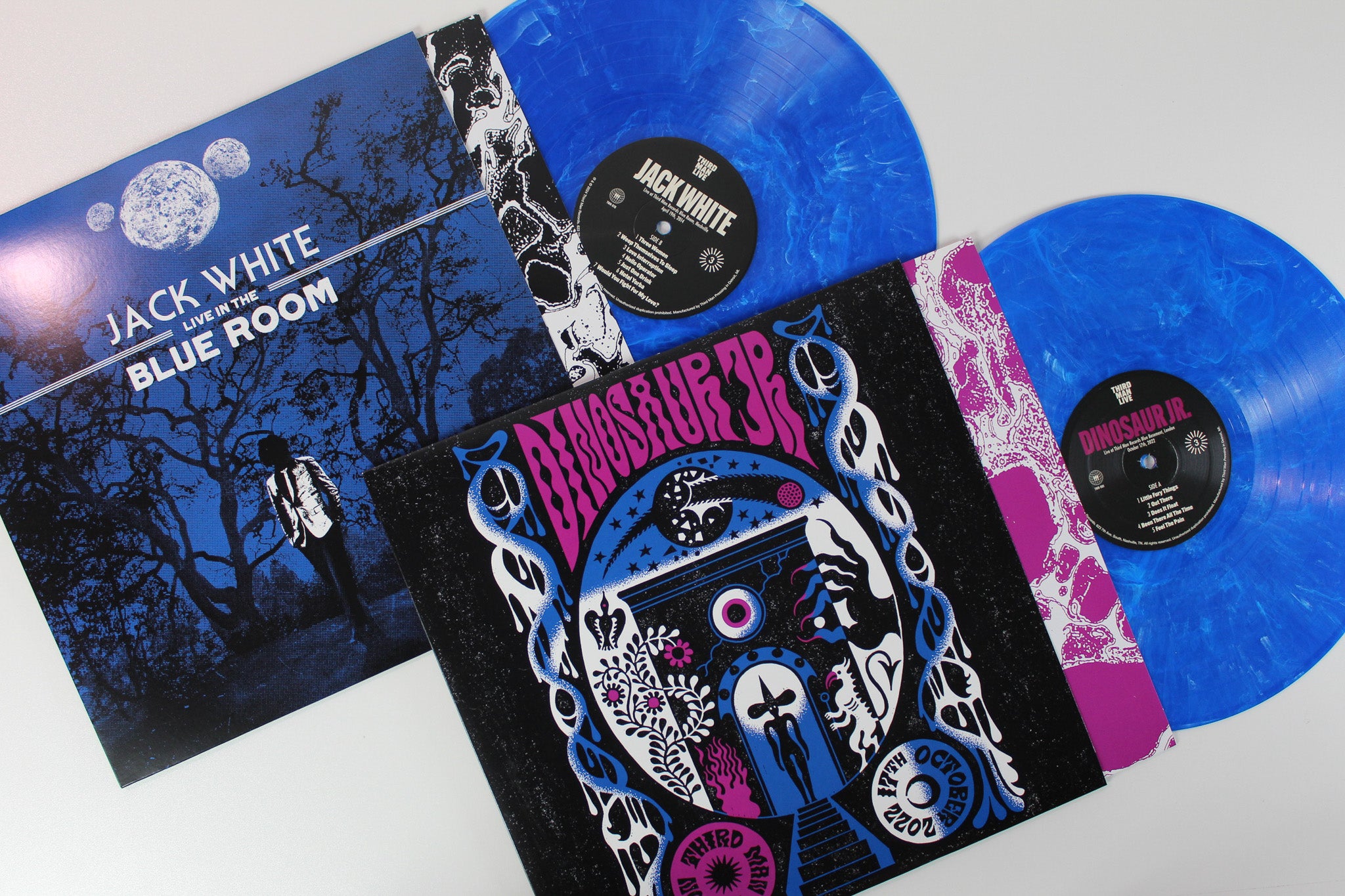 Jack White / Witch / Dinosaur Jr - Third Man Live on Third Man Blue And White Marble Skycloud Vinyl Box Set