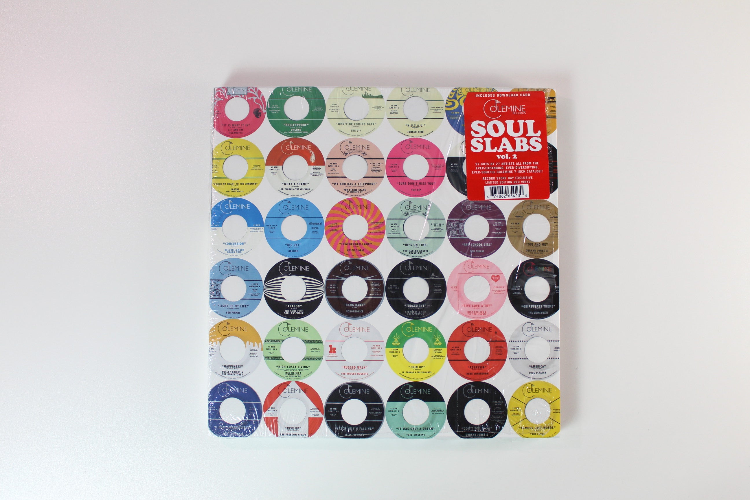 Various - Soul Slabs Vol. 2 on Colemine Records - 3-lp Red Vinyl