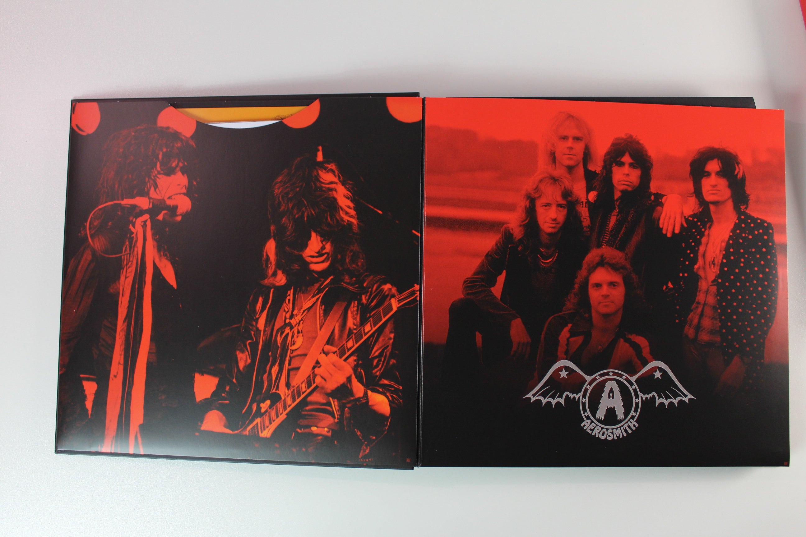 Aerosmith - Greatest Hits on Capitol Records - 4-lp Deuxe Edition - Red/Black Swirl Colored Vinyl