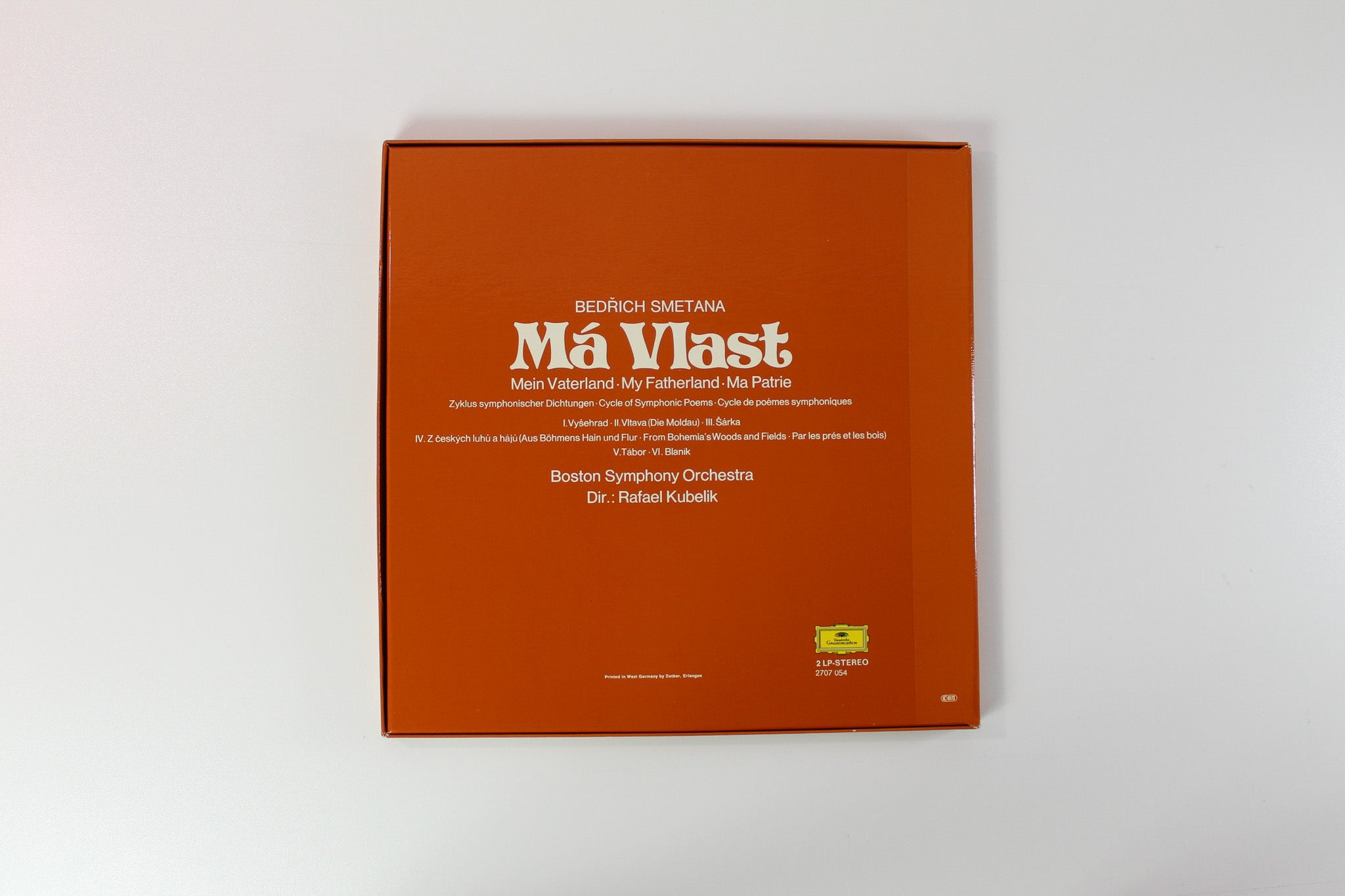 Bedřich Smetana - Má Vlast = Mein Vaterland = My Fatherland = Ma Patrie on Deutsche Grammophon