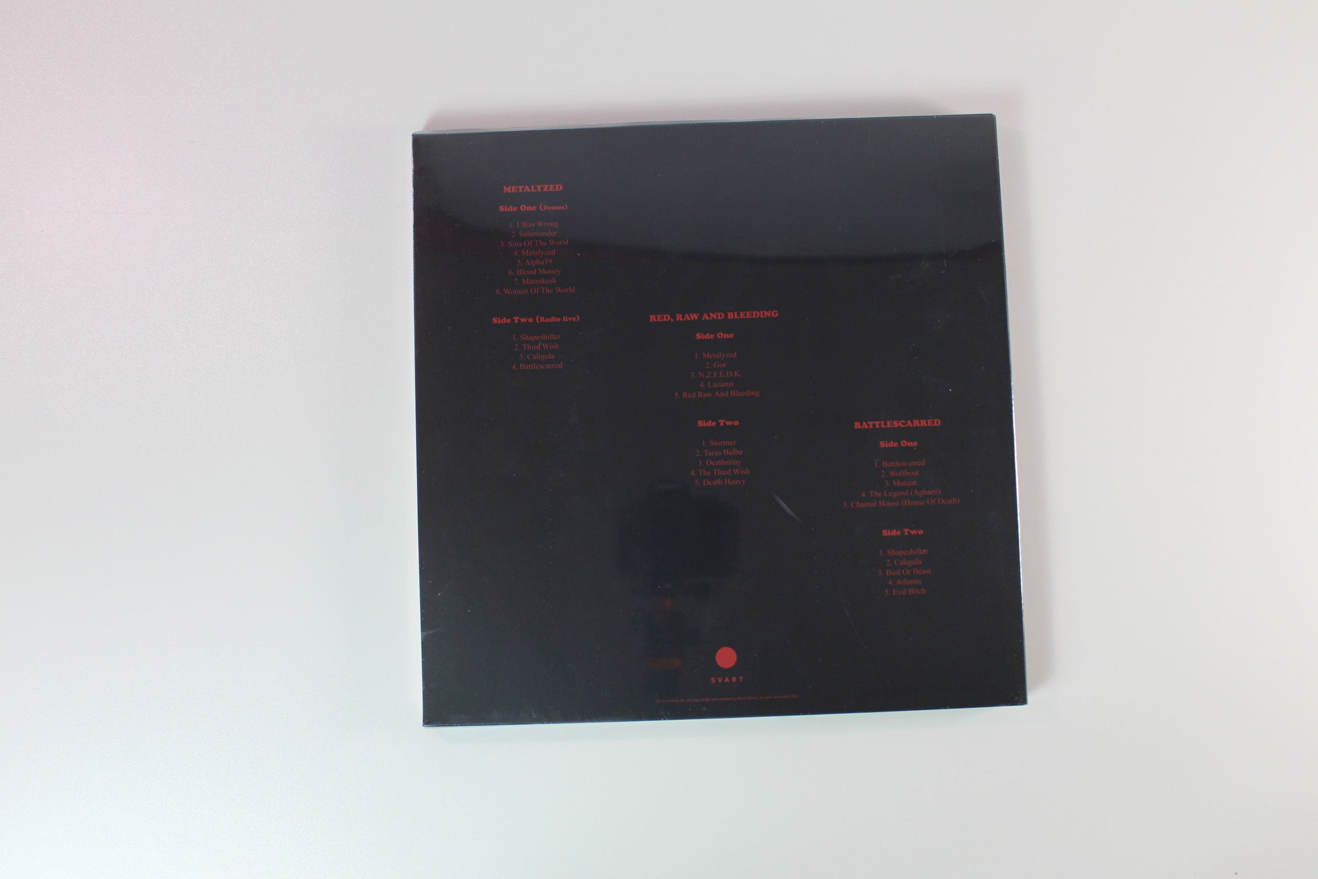 Blood Money - Complete Execution on Svart Records - 3-lp Black Vinyl Box Set Sealed