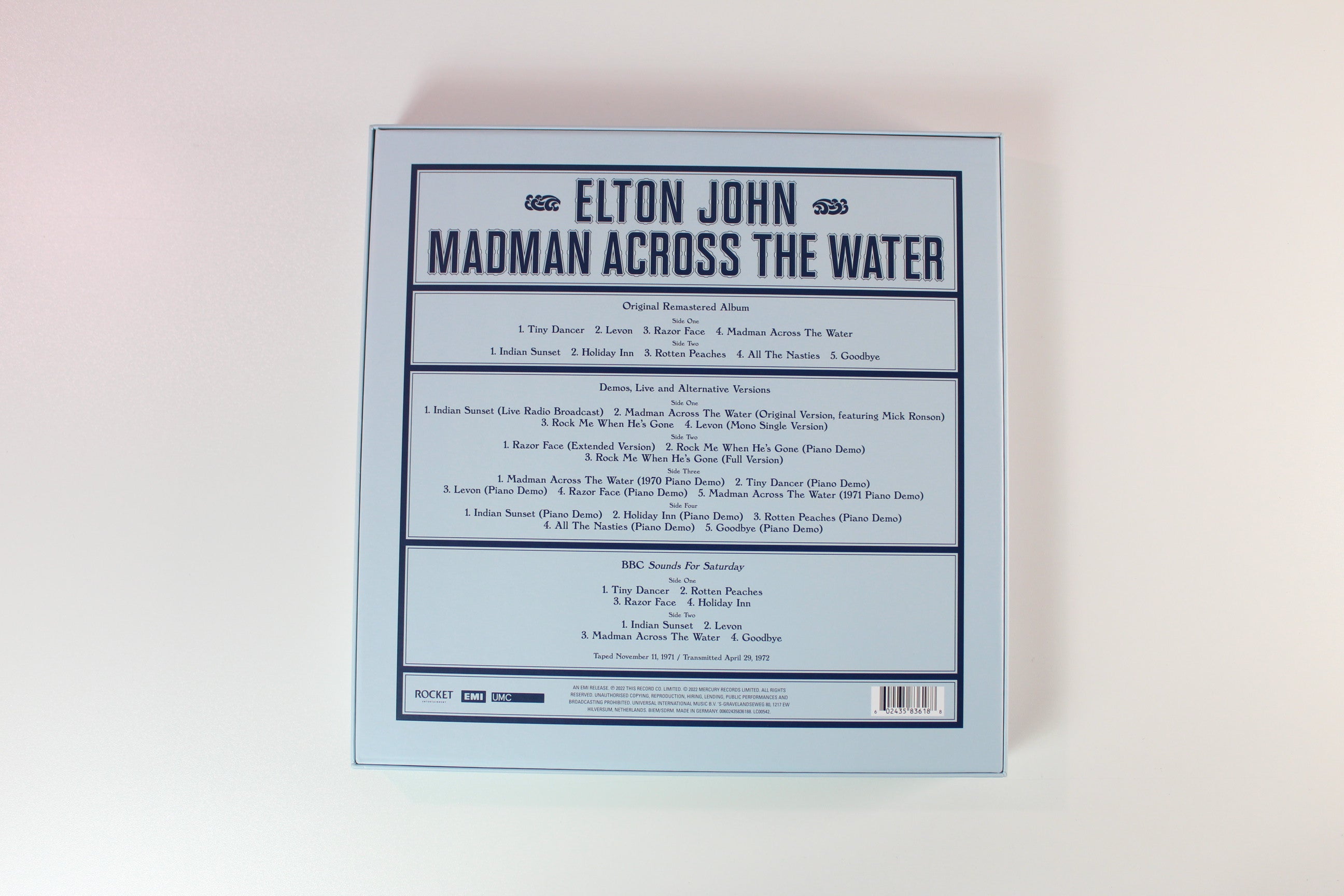 Elton John - Madman Across The Water on DJM Records / EMI - Box Set