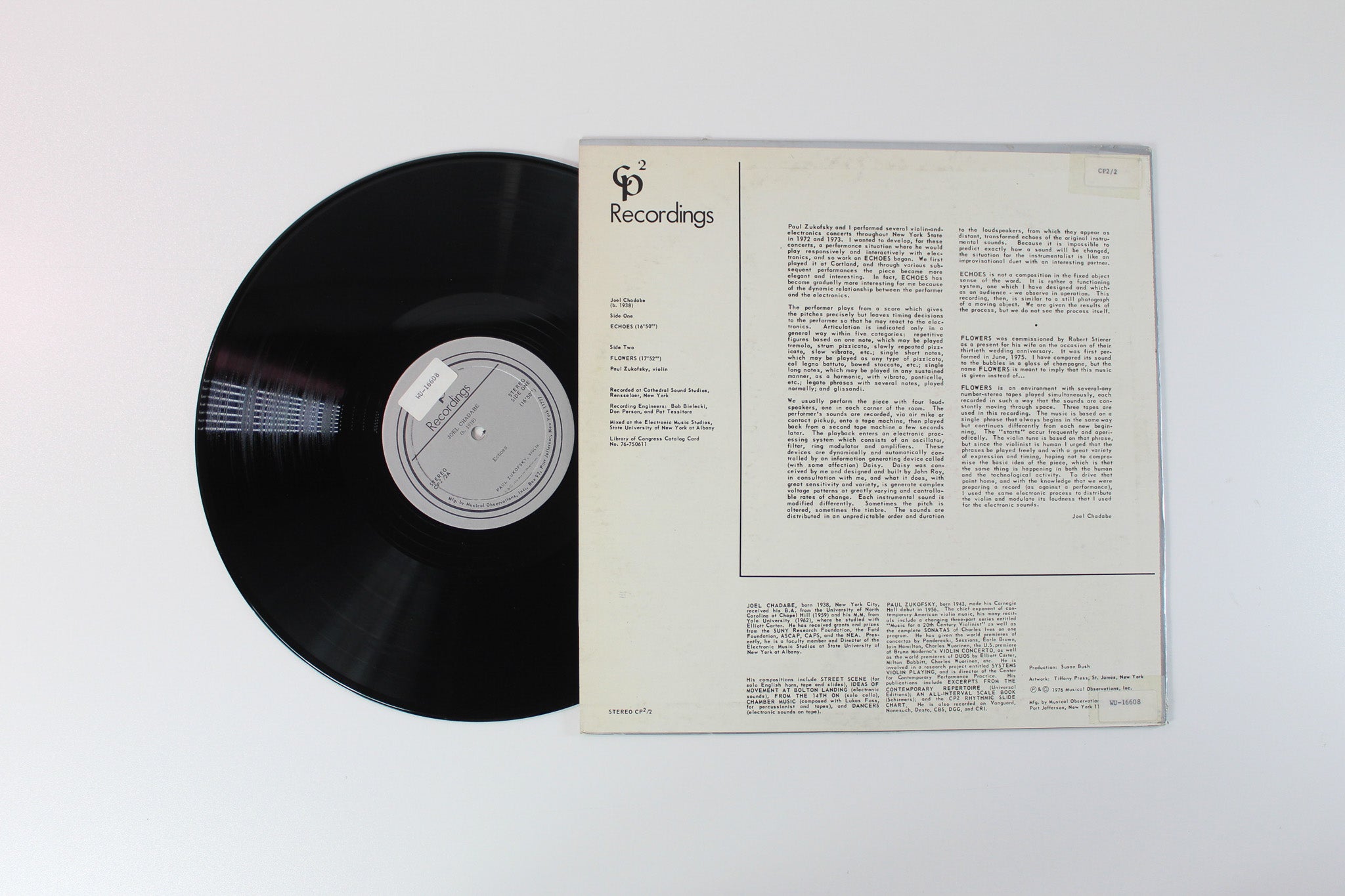 Joel Chadabe - Echoes / Flowers on CP2