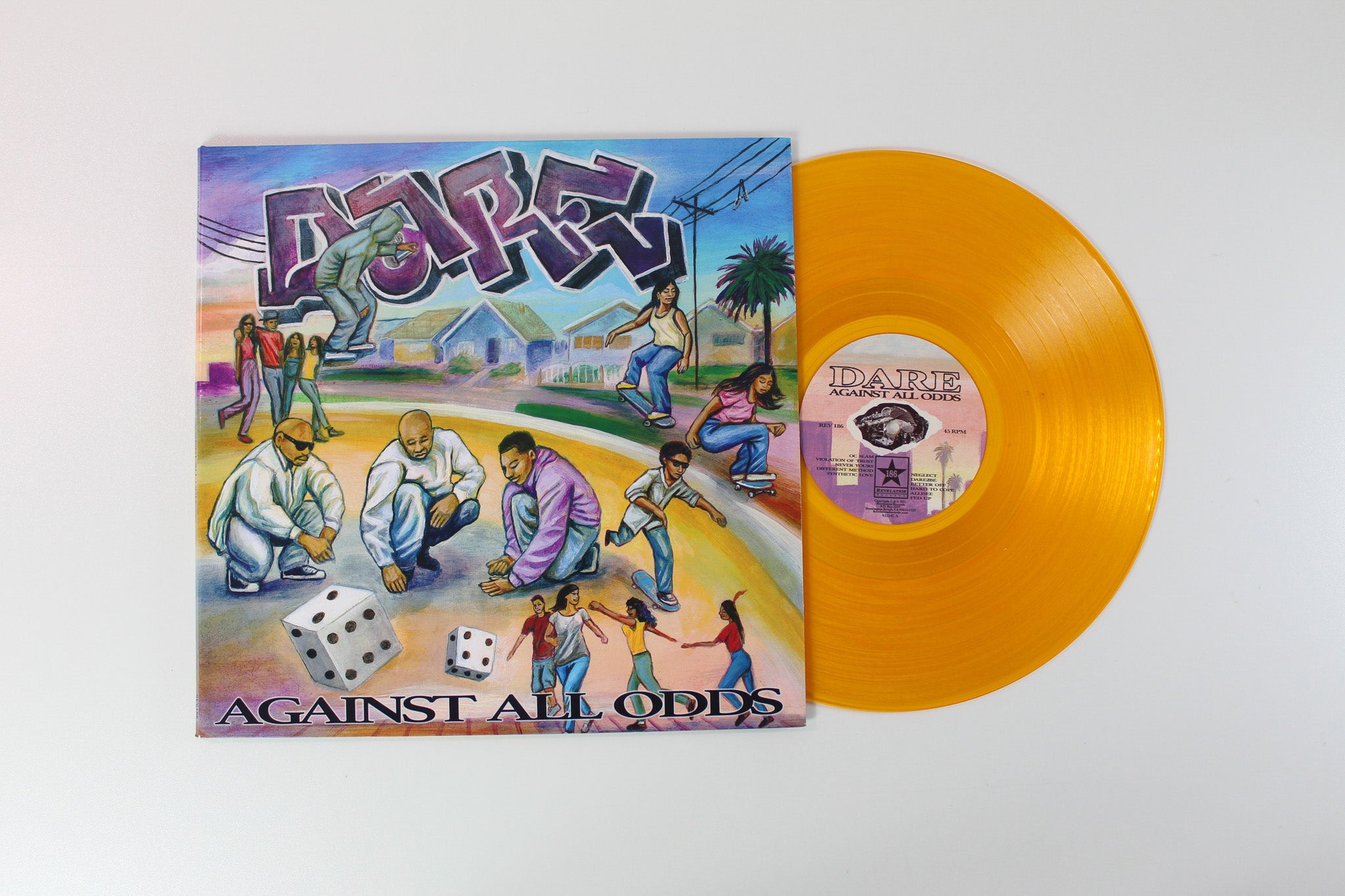 Dare - Against All Oddson Revelation Record Ltd Orange Vinyl