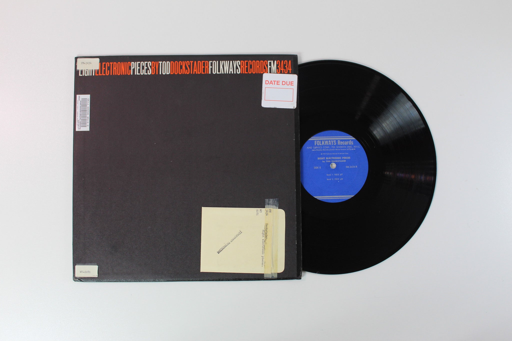 Tod Dockstader - Eight Electronic Pieces on Folkways