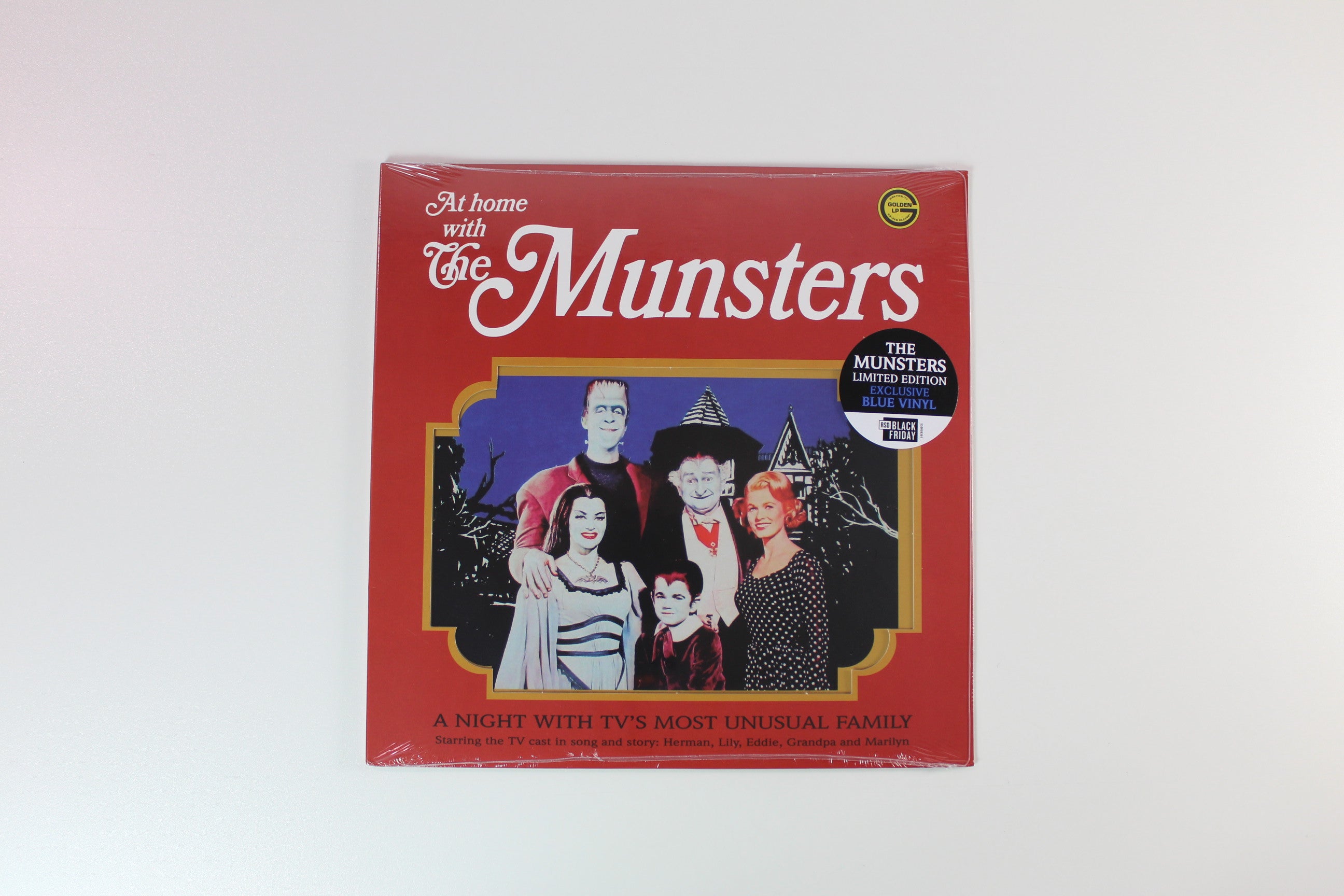 The Munsters - At Home With The Munsters on BMG Sealed Blue Vinyl