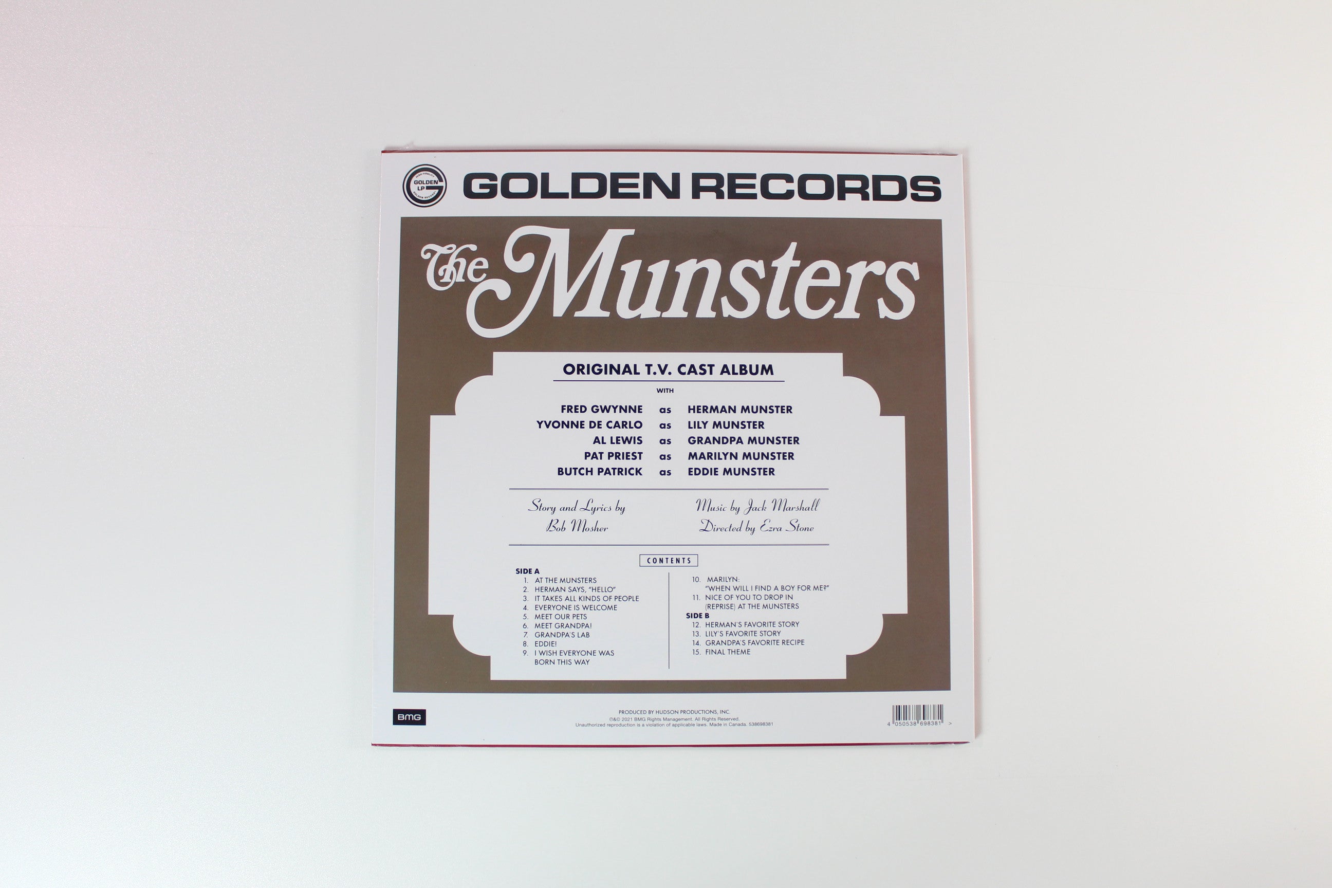 The Munsters - At Home With The Munsters on BMG Sealed Blue Vinyl