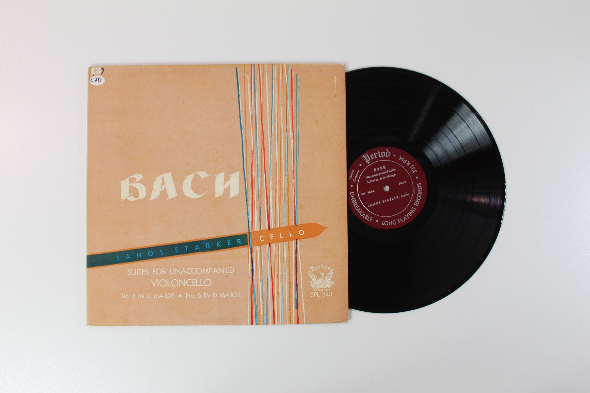 Johann Sebastian Bach - Suites For Unaccompanied Violoncello on Period Mono