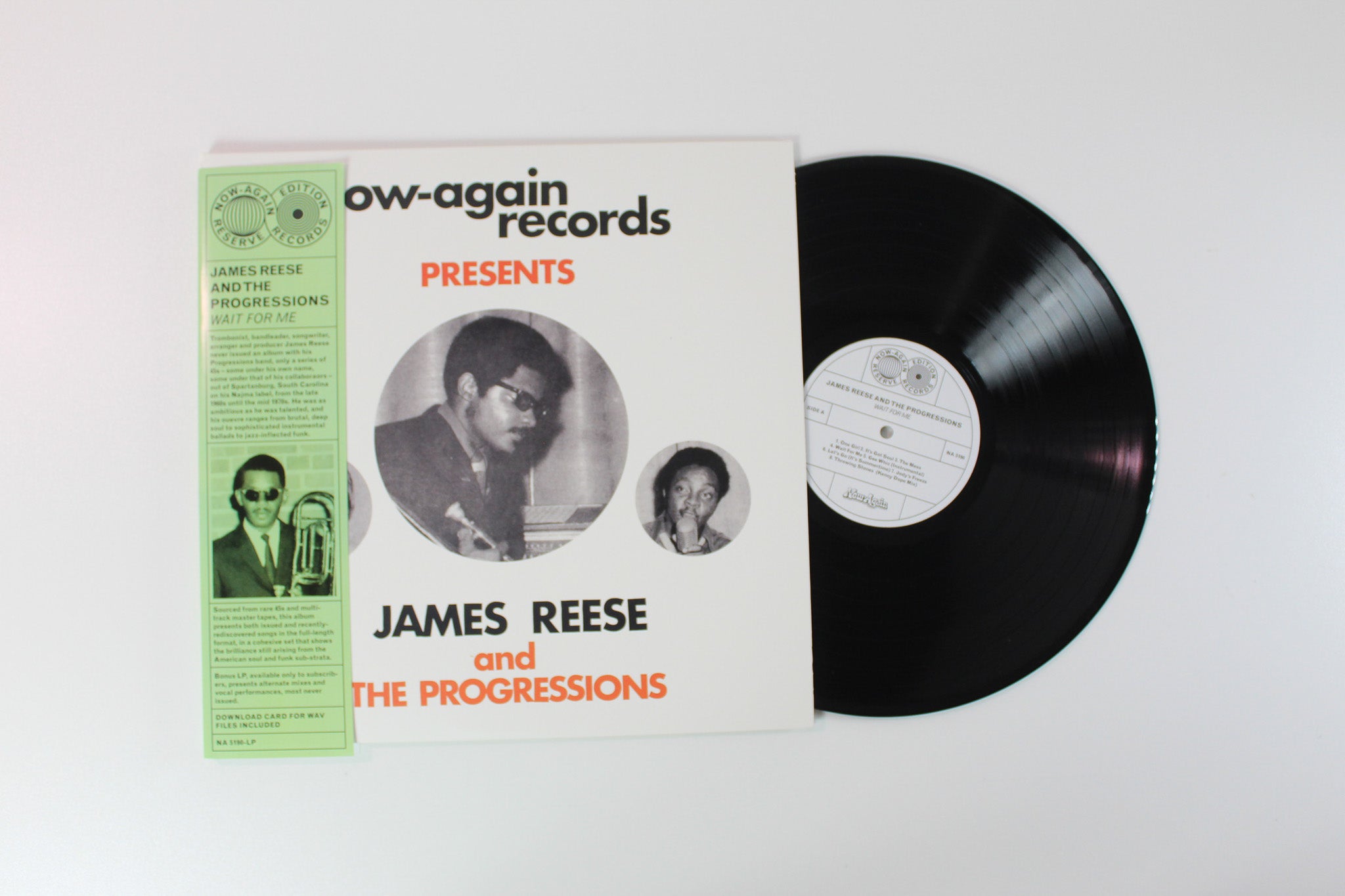 James Reese & The Progressions - Wait For Me on Now Again Ltd Numbered