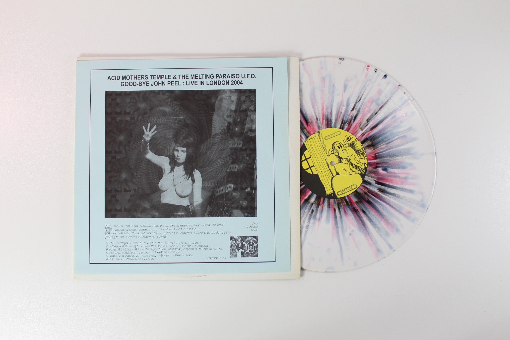 Acid Mothers Temple & The Melting Paraiso UFO - Good-Bye John Peel : Live In London 2004 on Dirter Promotions Ltd White With Splash