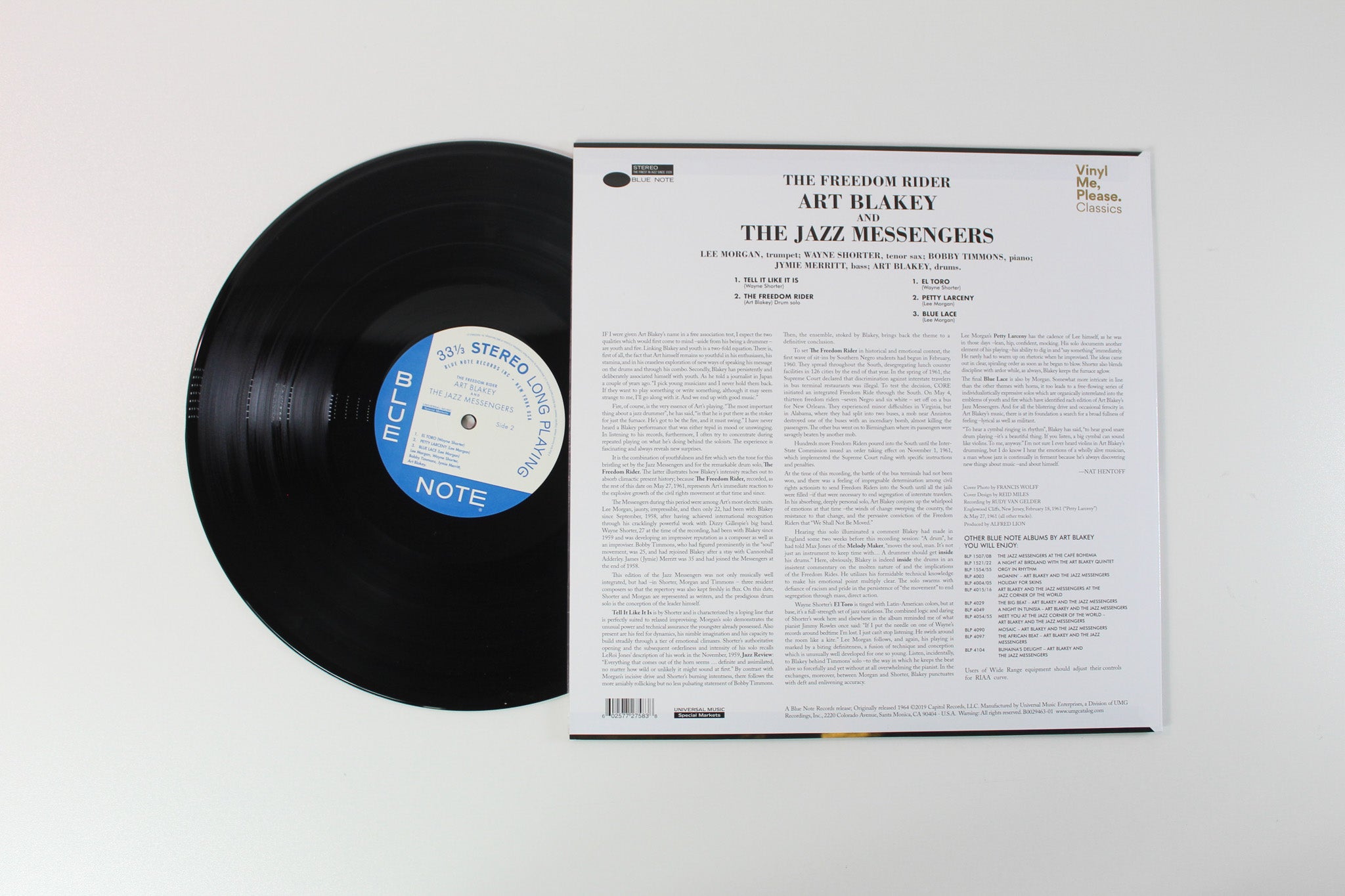 Art Blakey & The Jazz Messengers - The Freedom Rider on Blue Note Vinyl Me Please Reissue
