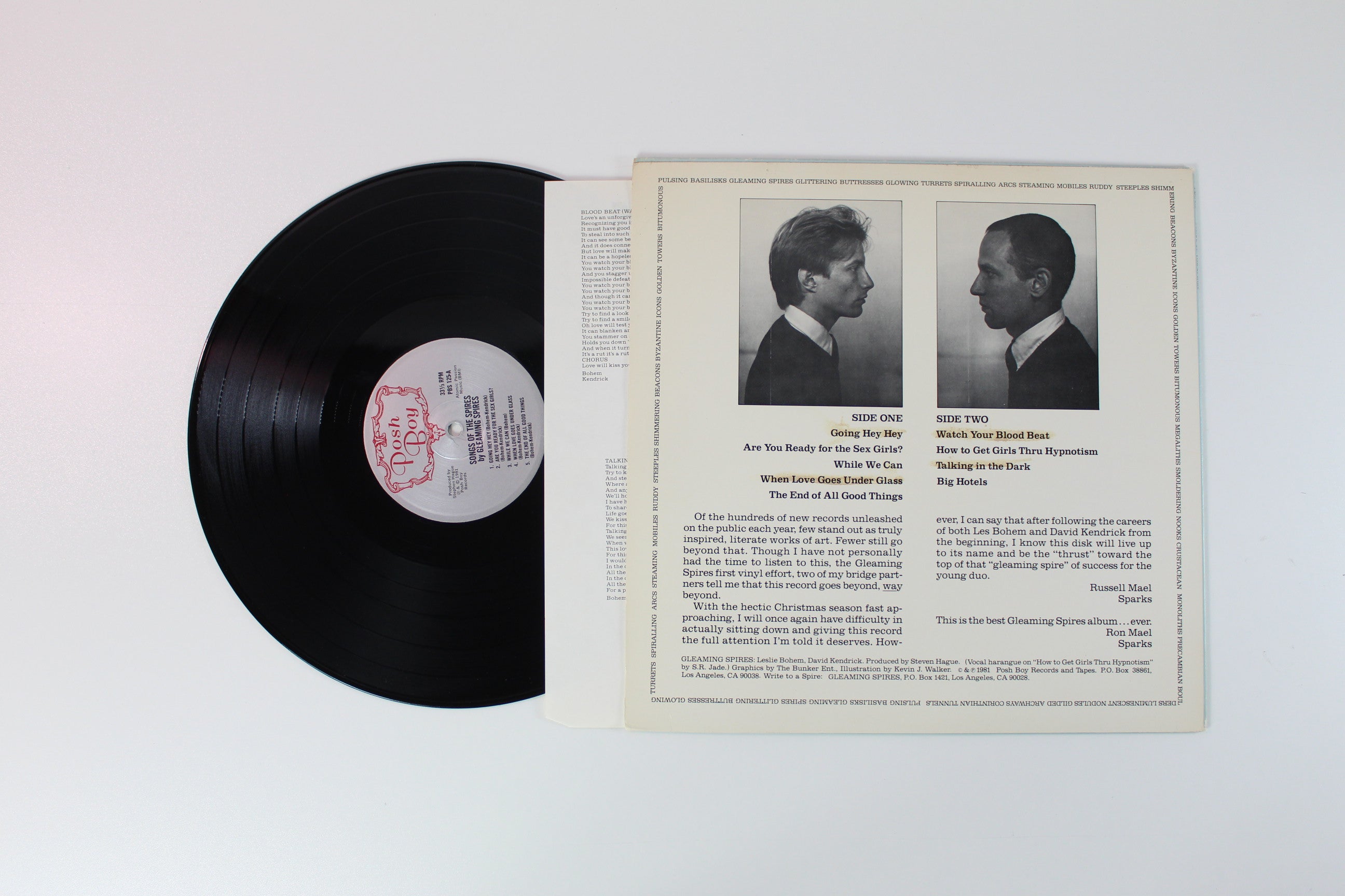 Gleaming Spires - Songs Of The Spires on Posh Boy