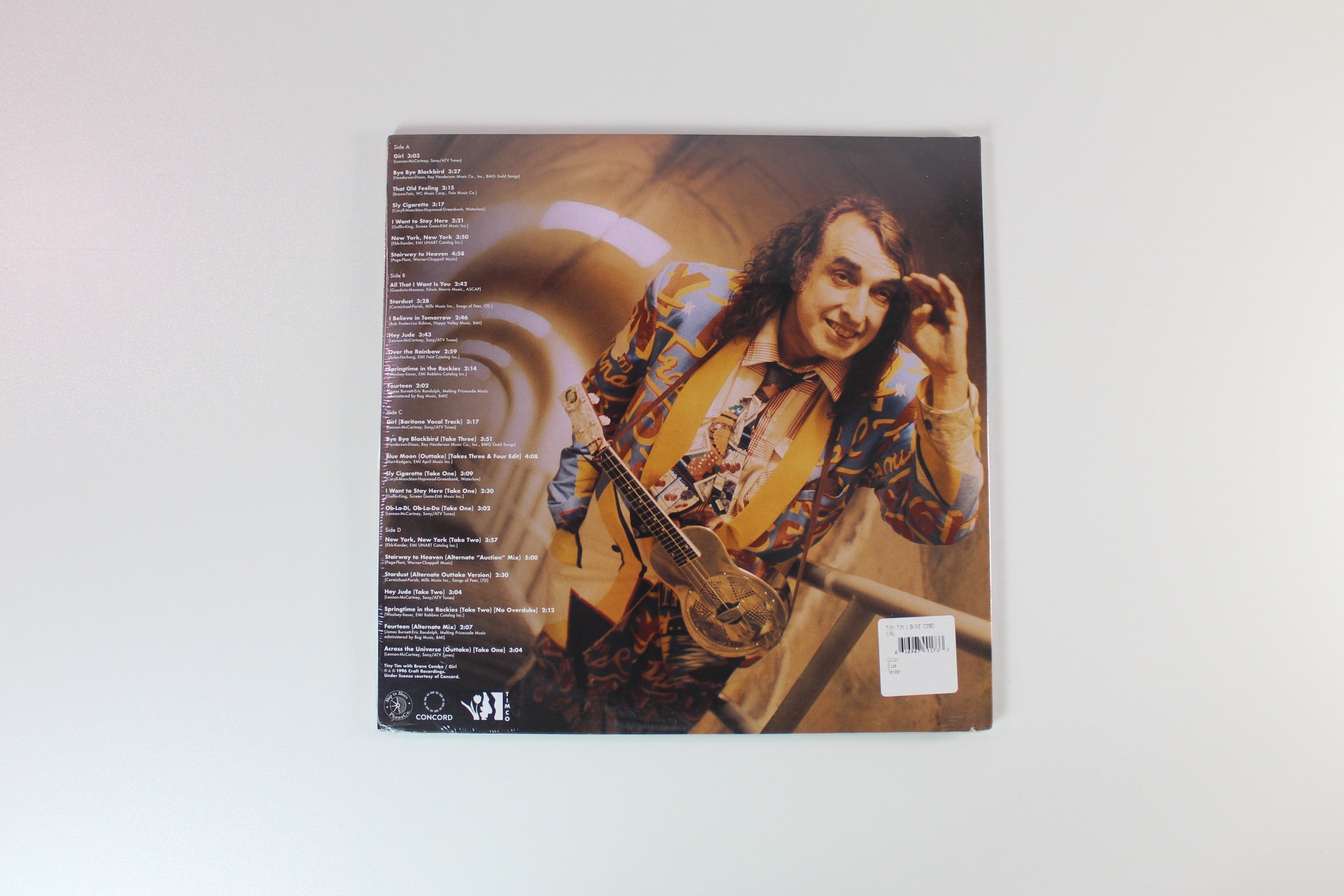 Tiny Tim - Girl on Ship To Shore Phonograph Co. - Pink Vinyl Sealed