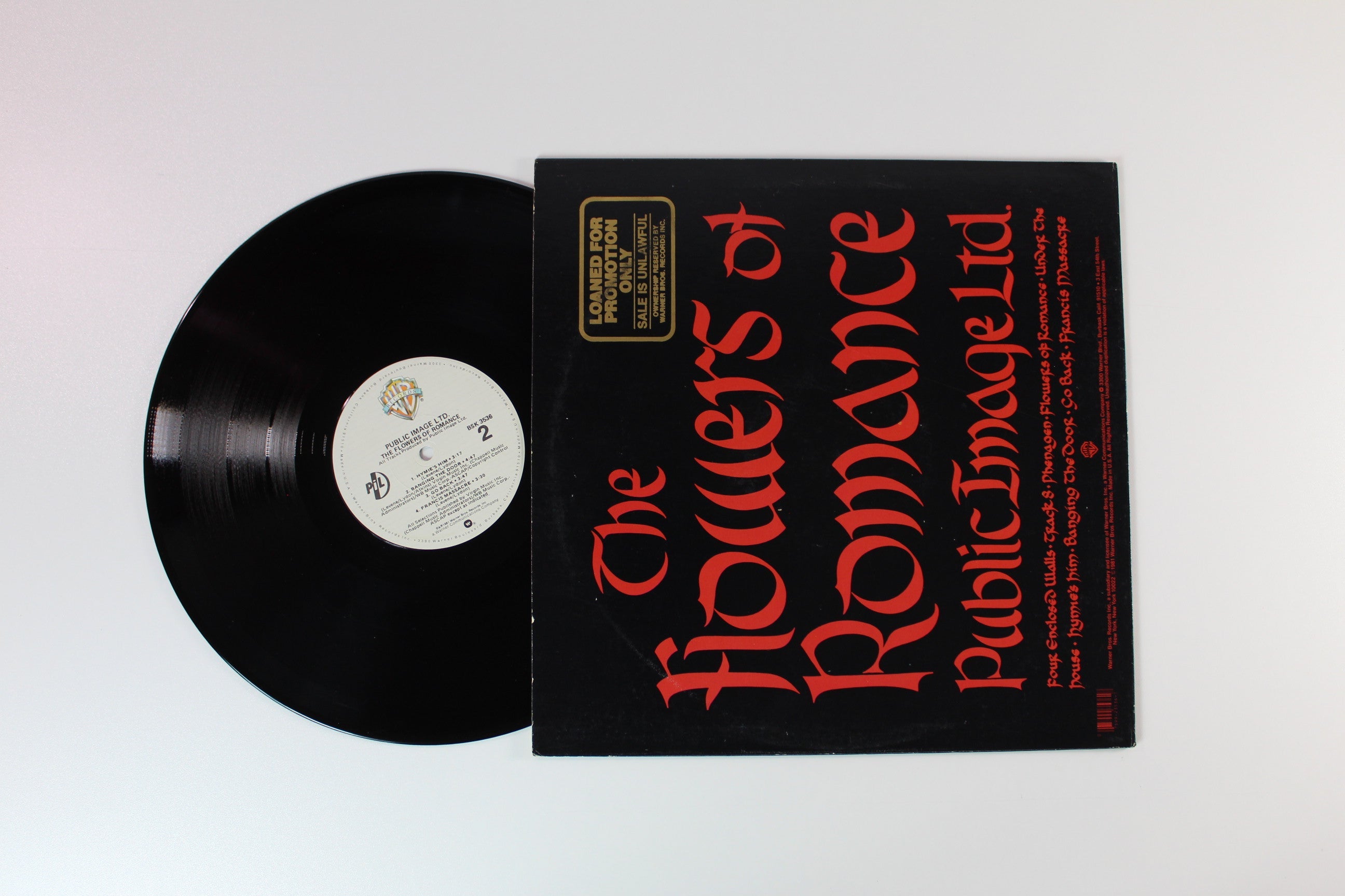 Public Image Limited - The Flowers Of Romance on Warner Bros. Records