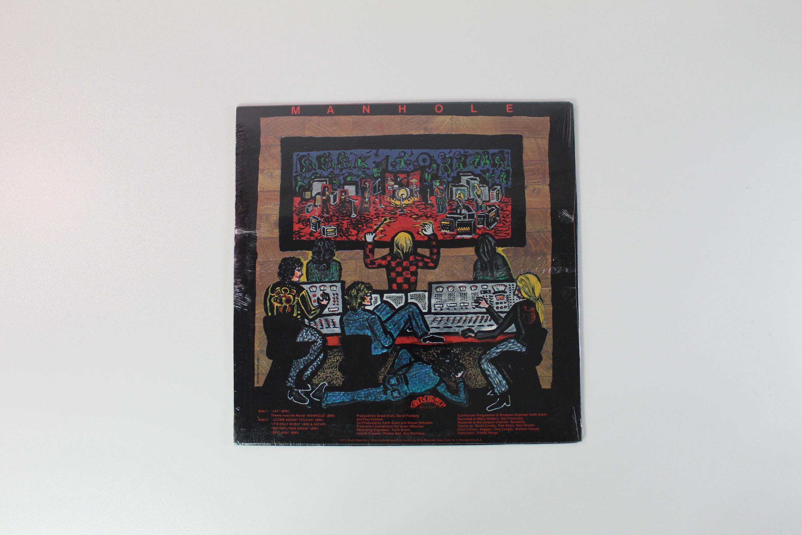 Grace Slick - Manhole on Grunt Sealed