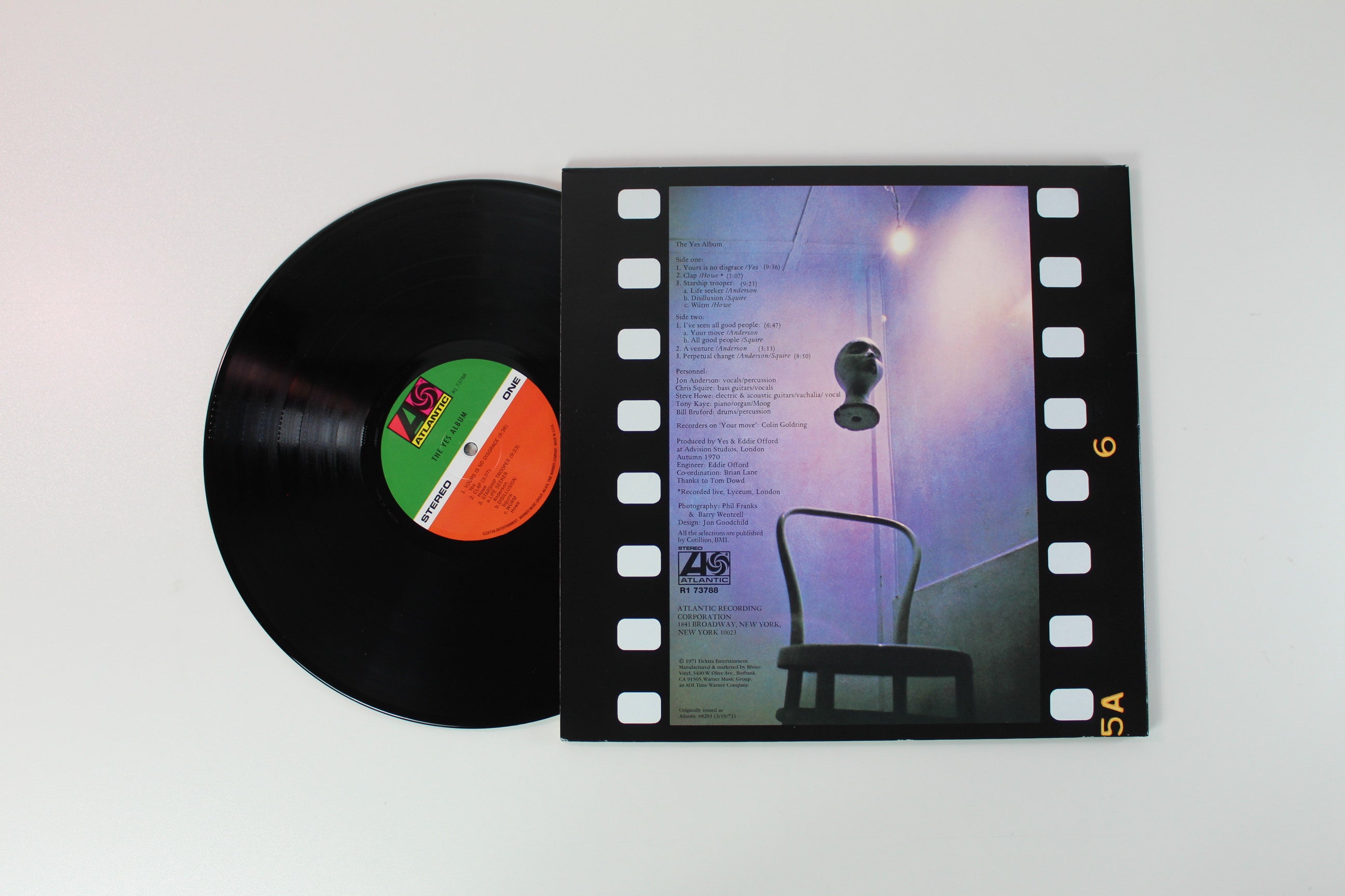 Yes - The Yes Album on Atlantic Reissue