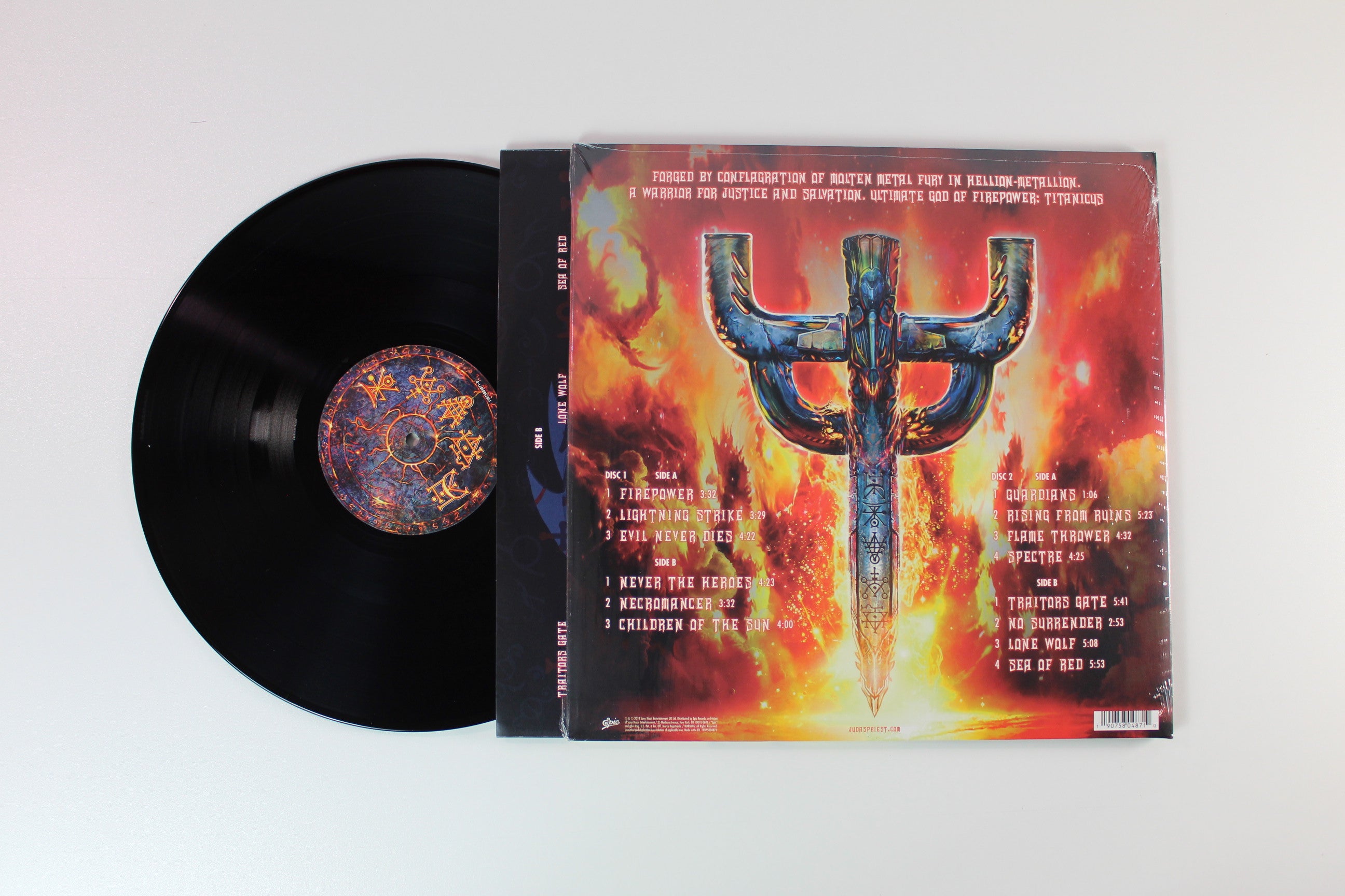 Judas Priest - Firepower on Columbia / Sony