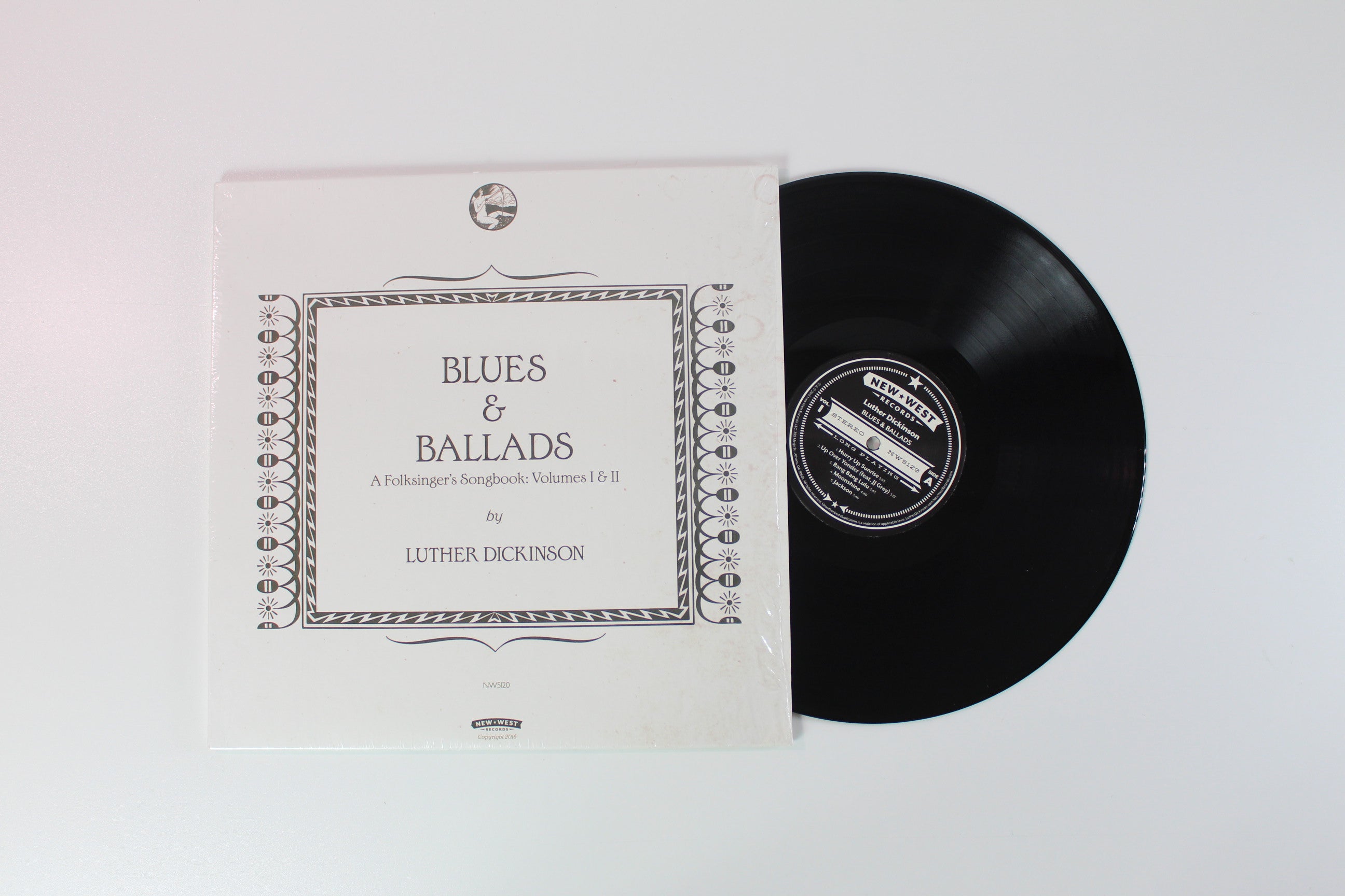 Luther Dickinson - Blues & Ballads (A Folksinger's Songbook: Volumes I & II) on New West Ltd 180 Gram