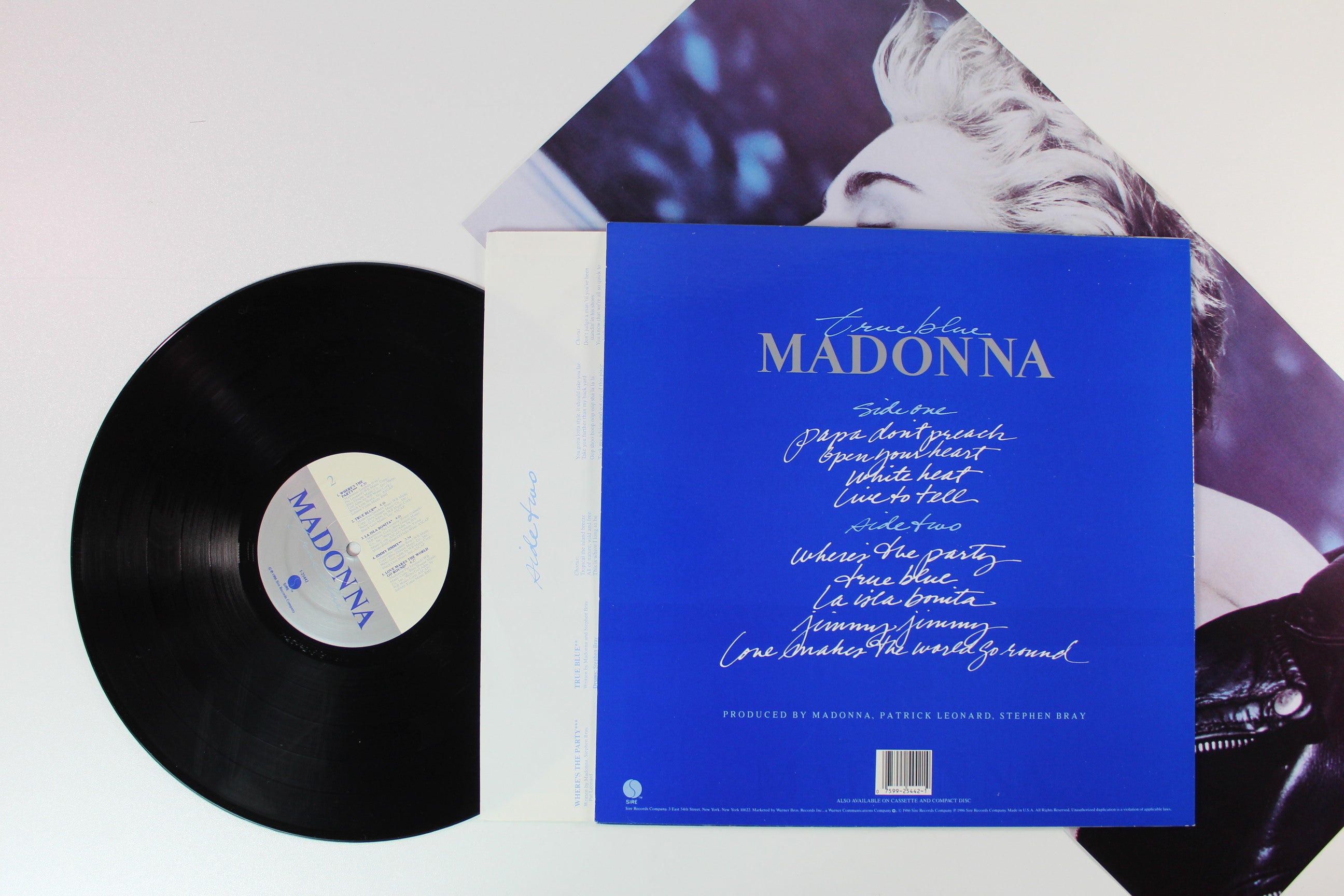 Madonna - True Blue on Sire w/ Poster