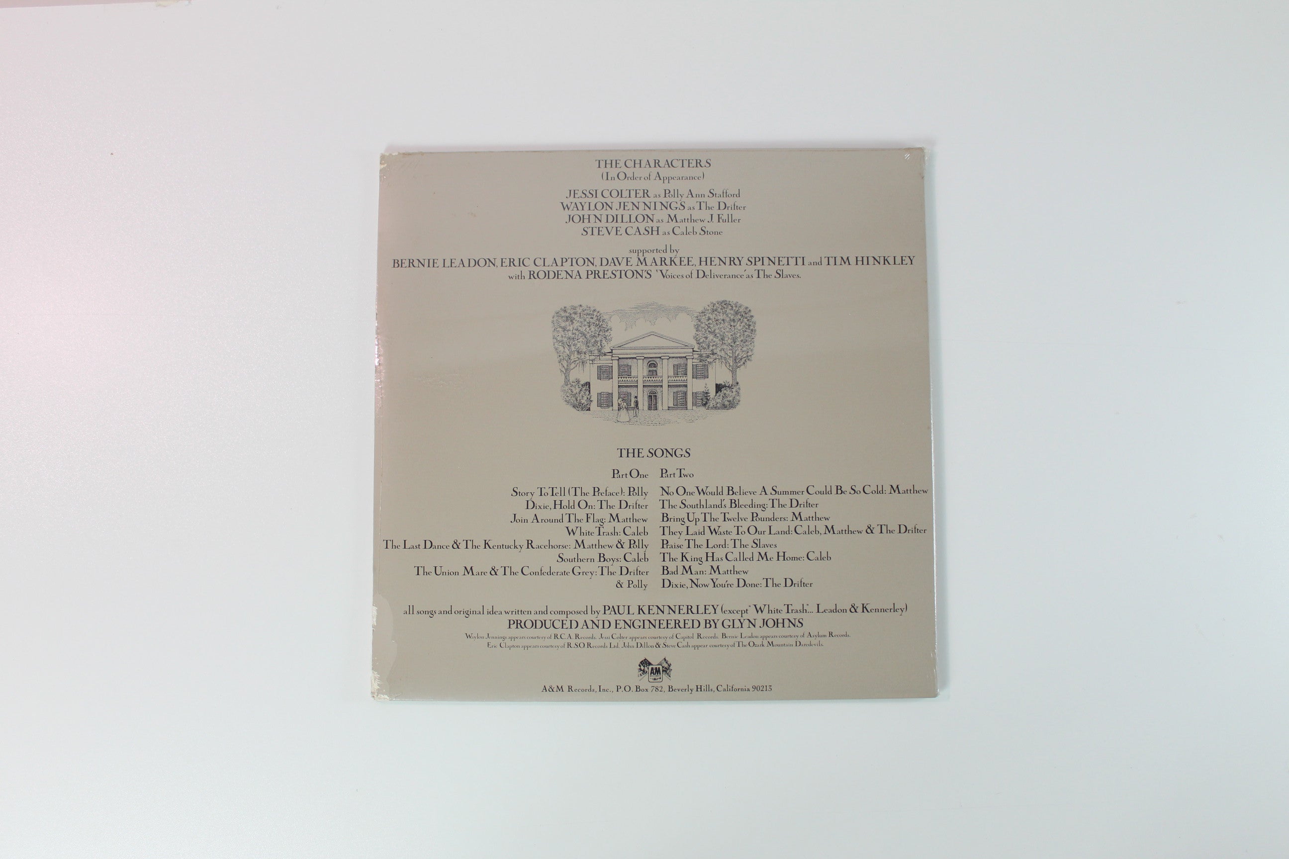 Various - White Mansions - A Tale From The American Civil War 1861-1865 on A&M Promo Sealed