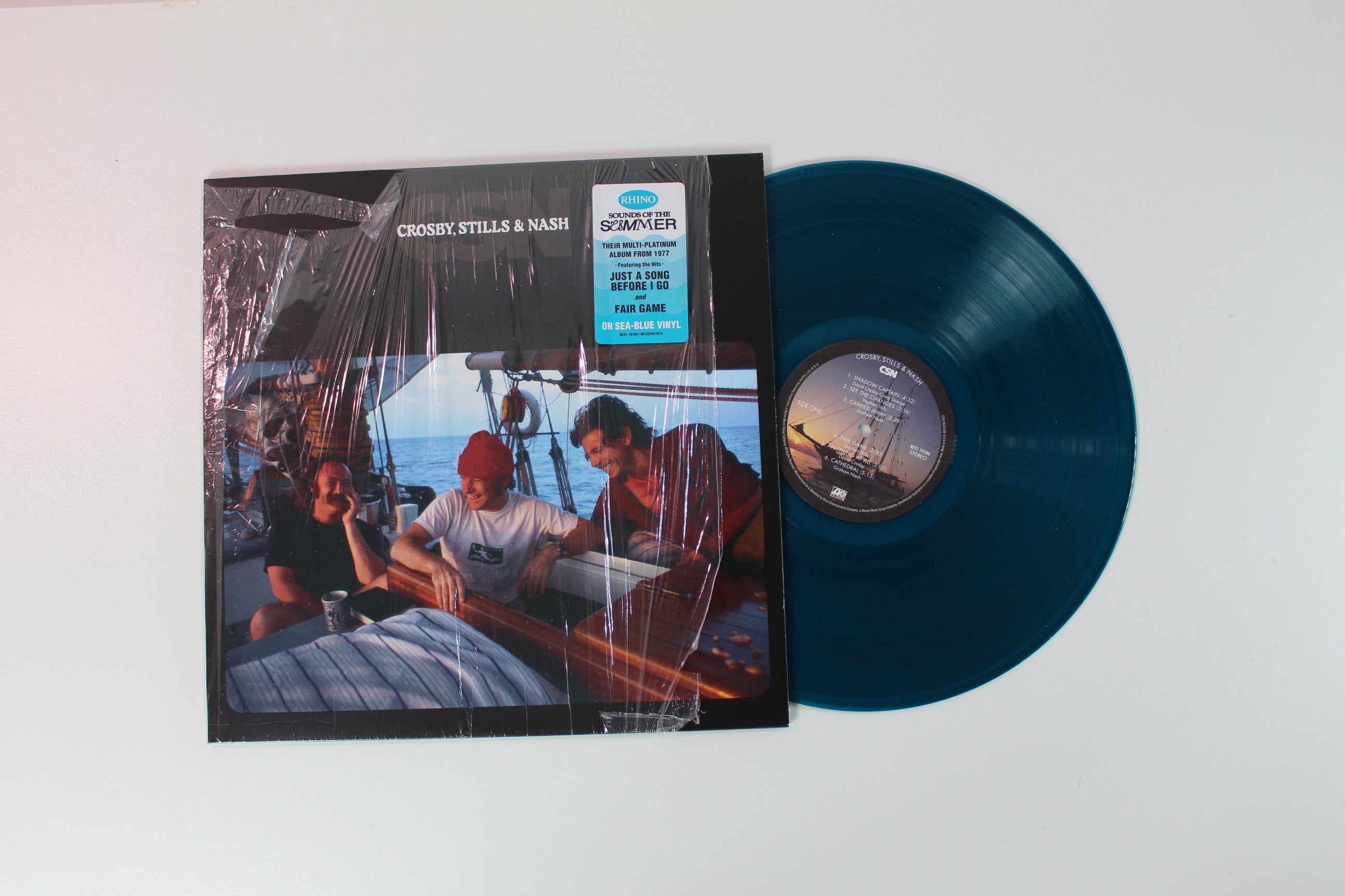 Crosby, Stills & Nash - CSN on Atlantic Ltd Sea Blue Vinyl Reissue