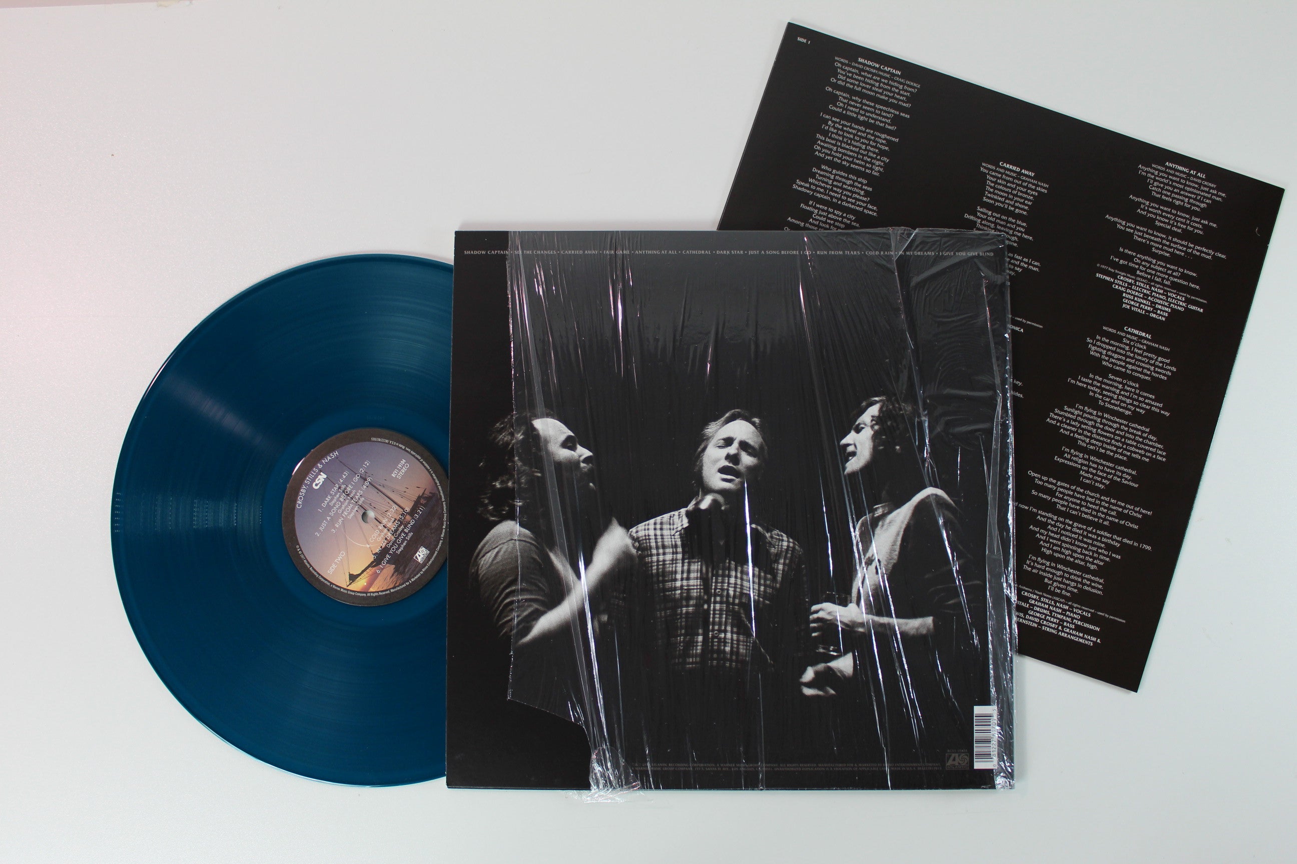 Crosby, Stills & Nash - CSN on Atlantic Ltd Sea Blue Vinyl Reissue